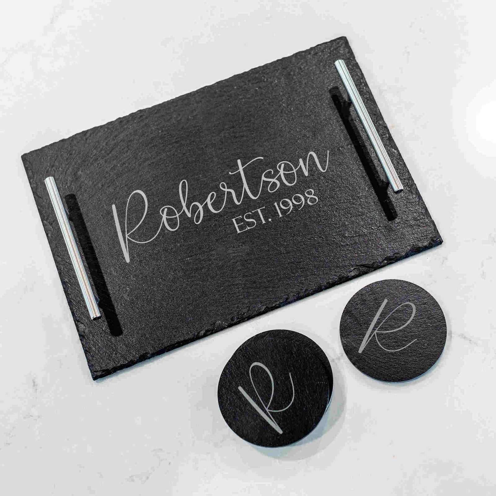 Est. Year + Name Wine & Cheese Set - 9pc Gift Set