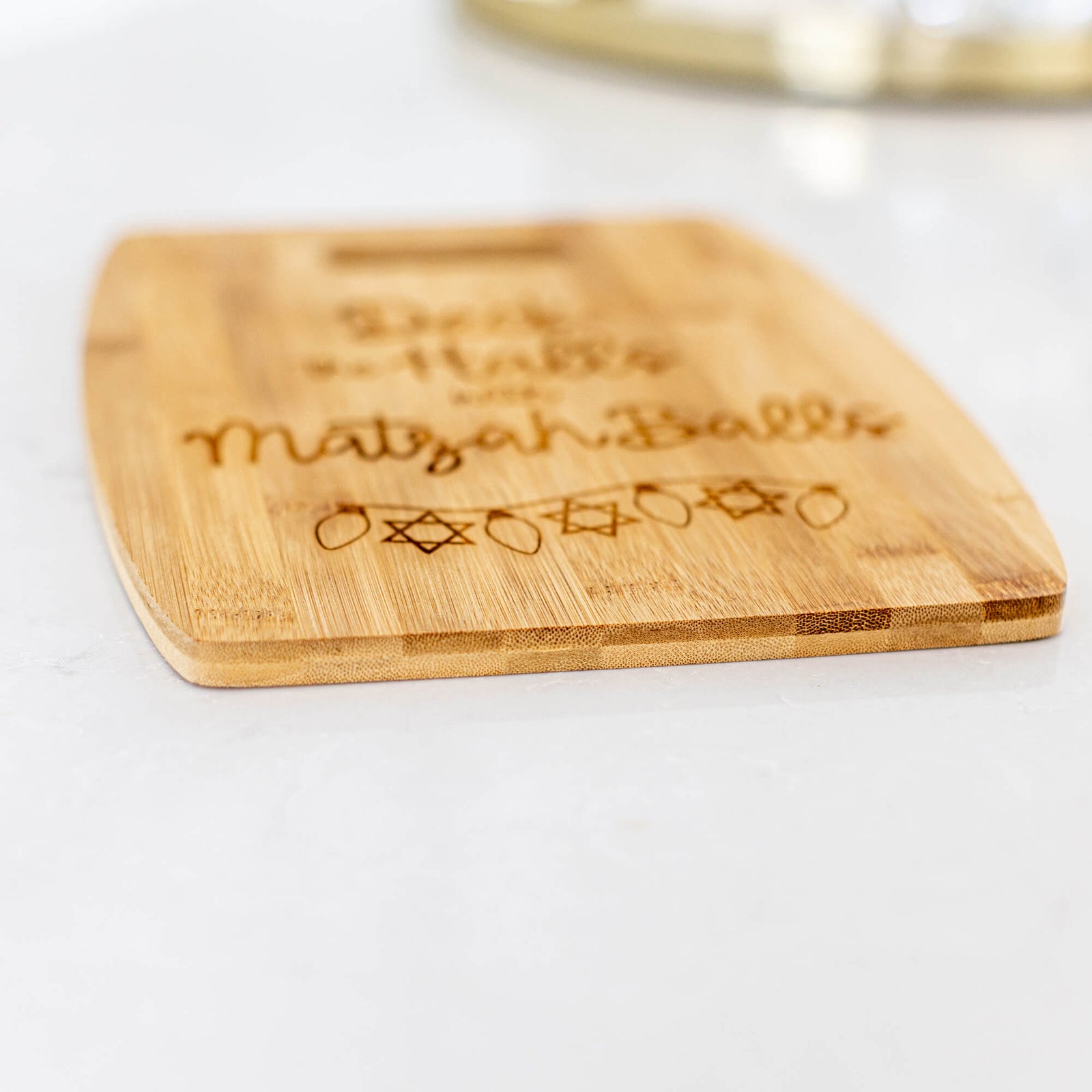 Deck the Halls with Matzah Balls - Custom Bamboo Charcuterie Board