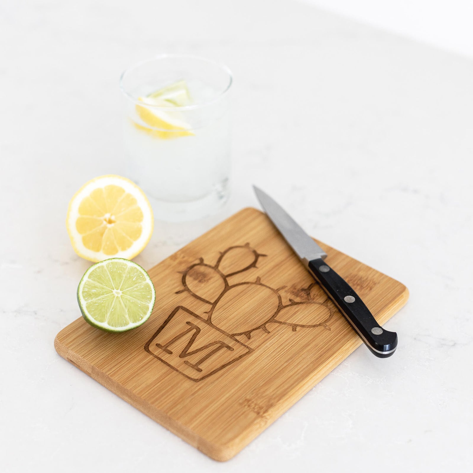 Personalized Bamboo Bar Board - 6 x 8 inches