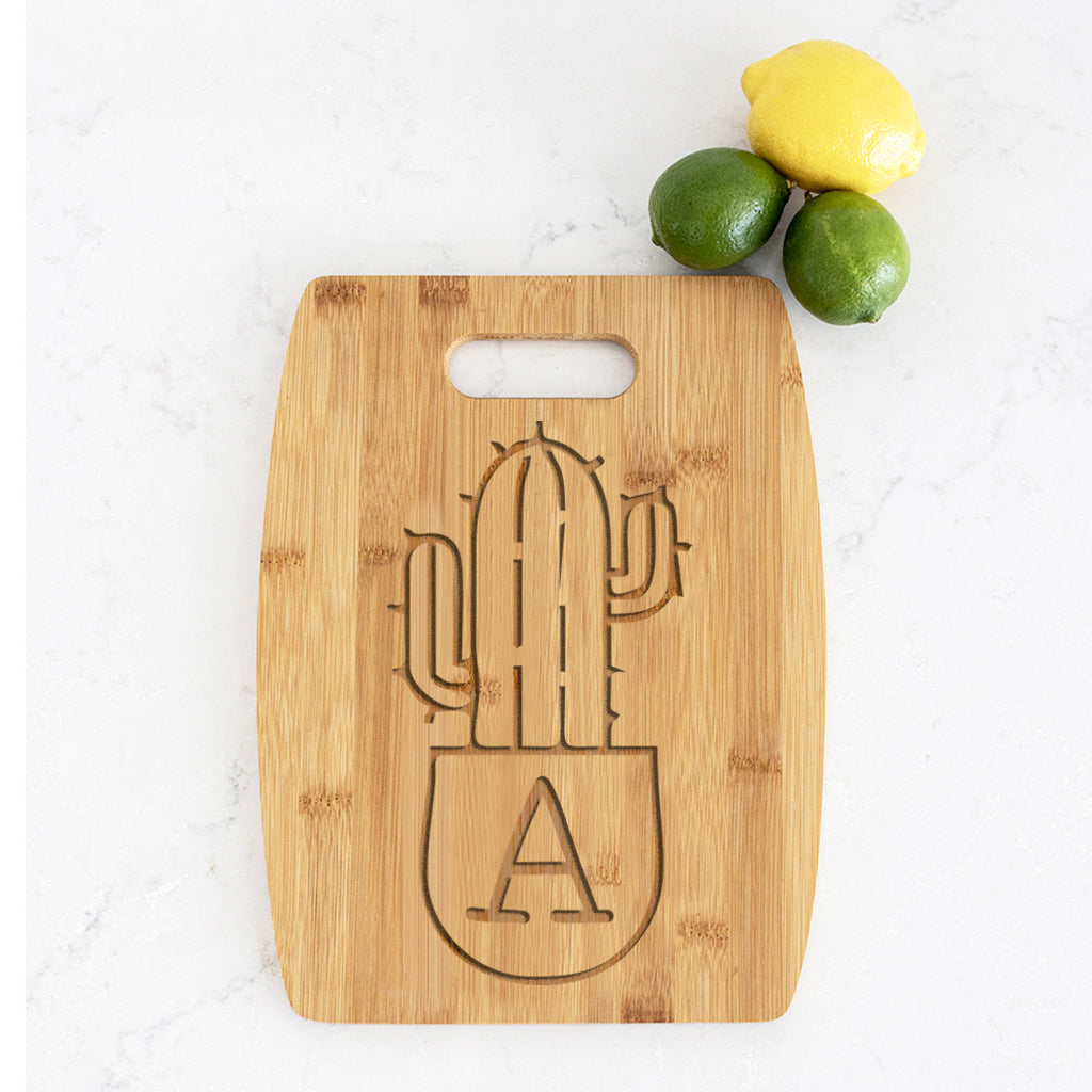 Personalized Board, Coaster & Opener Cactus Themed Gift Set - Looking Sharp