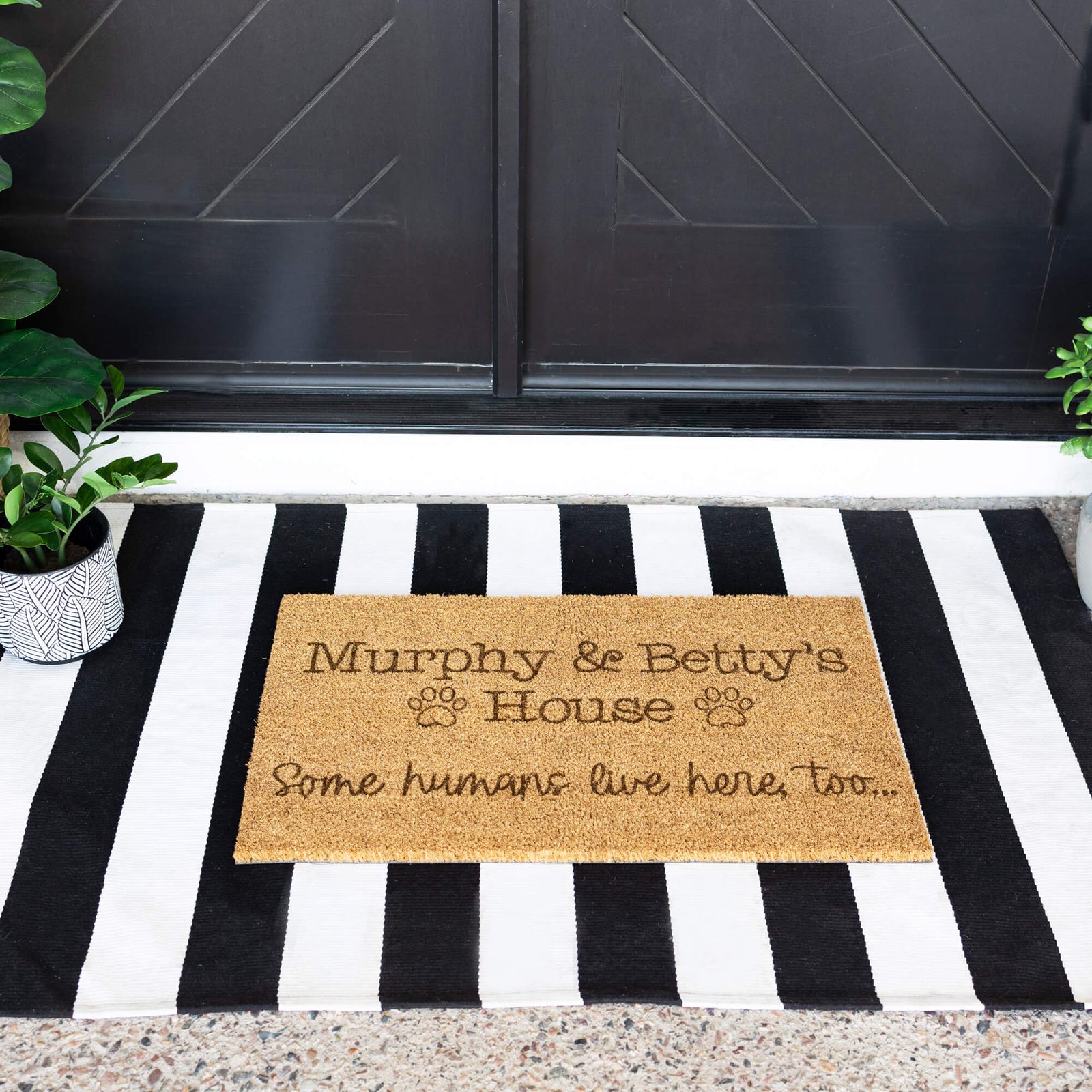 Pet's House Door Mat - Some Humans Live Here Too