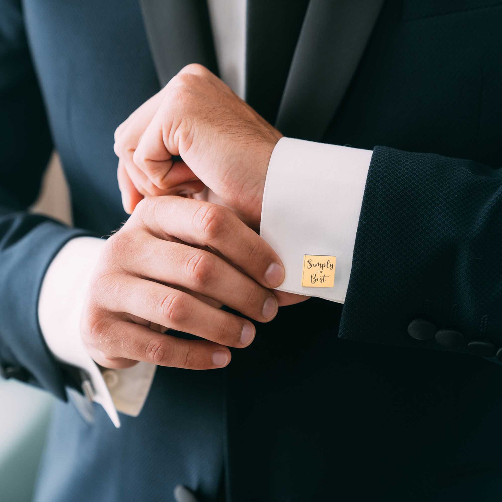 Simply the Best - Wedding Cufflinks