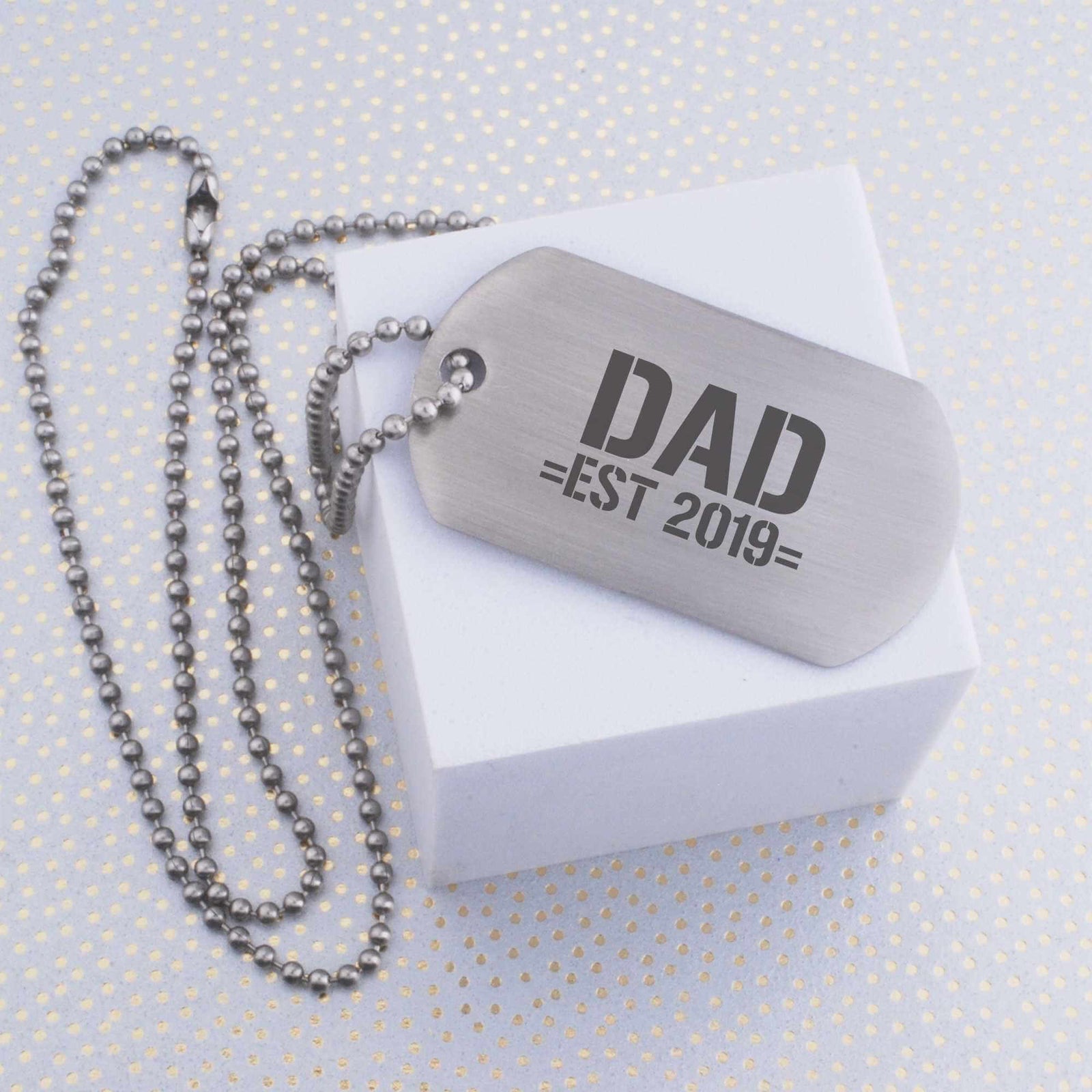 Dog Tag Necklace - Father's Day Gift