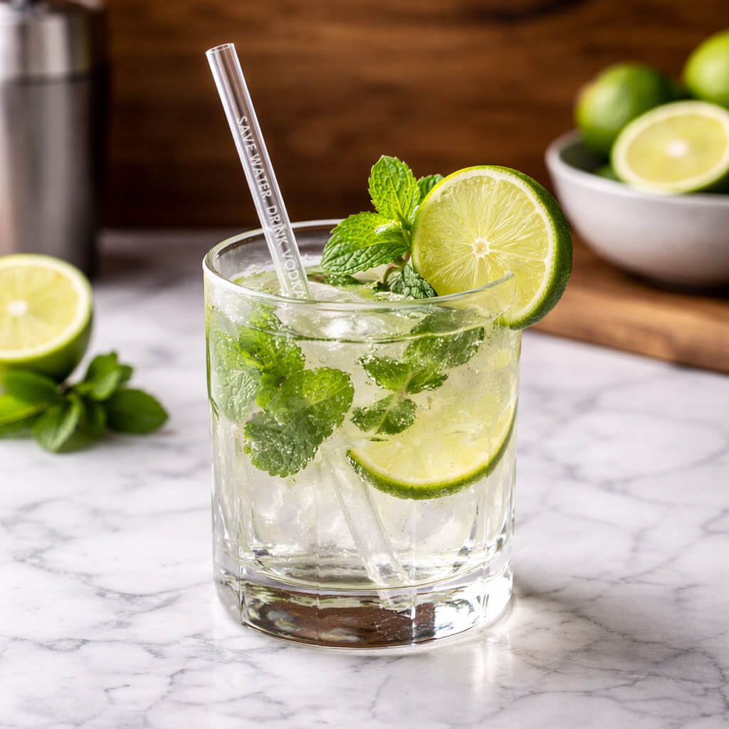 Glass Straws - Cocktail 6-Pack