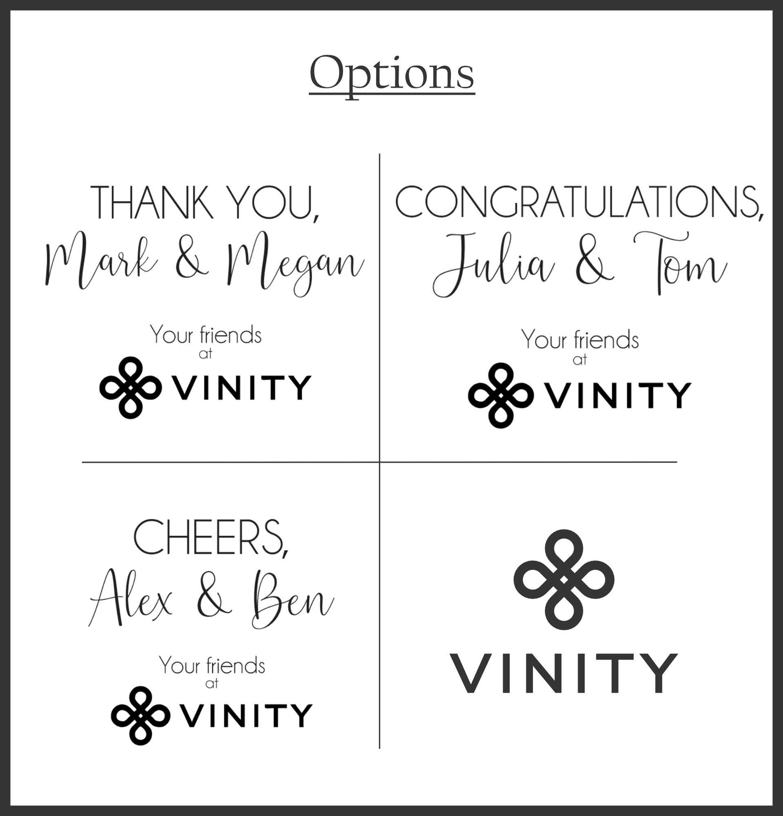 Business Logo Wine Tumblers - 2pc Gift Set