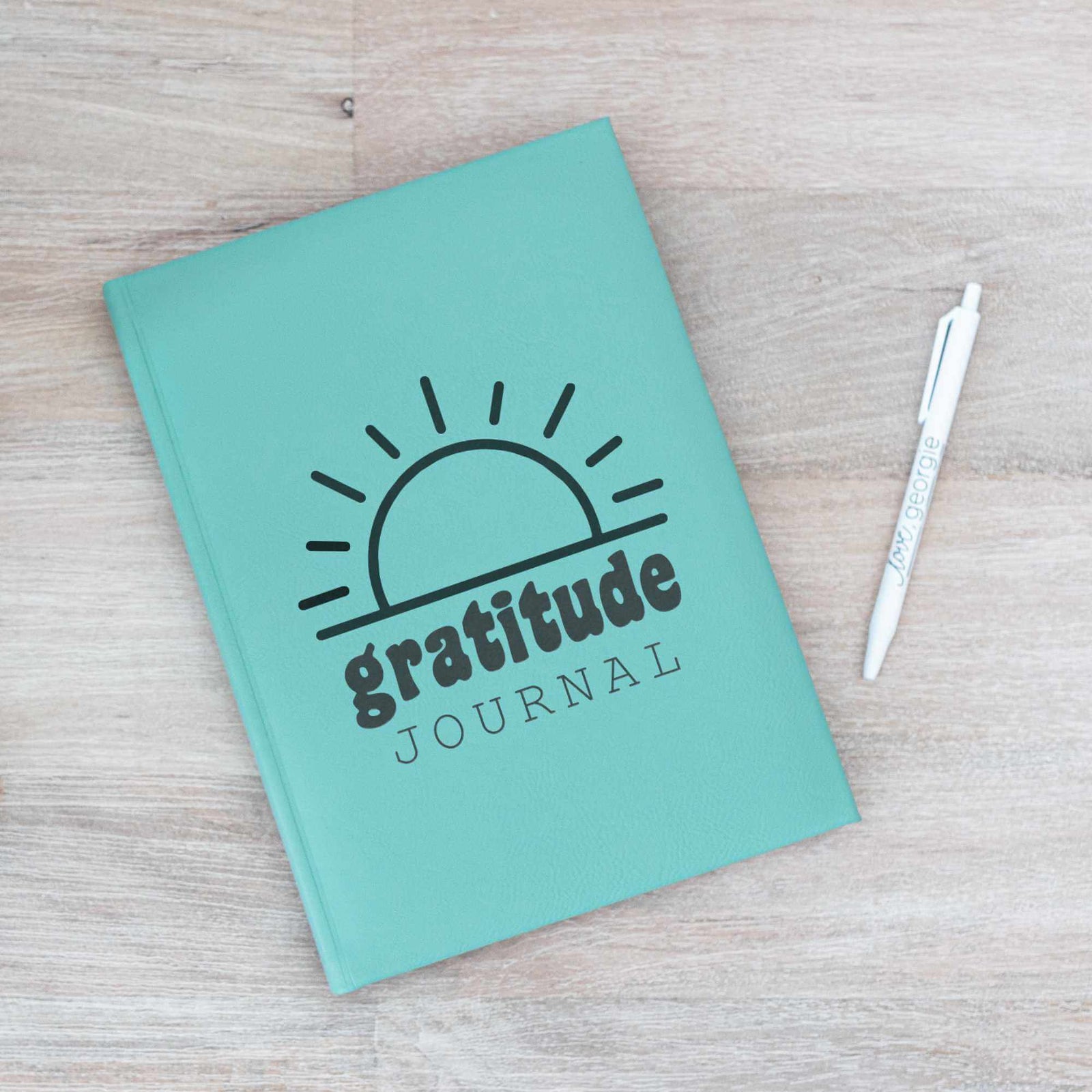 Gratitude Journal in Vegan Leather Cover