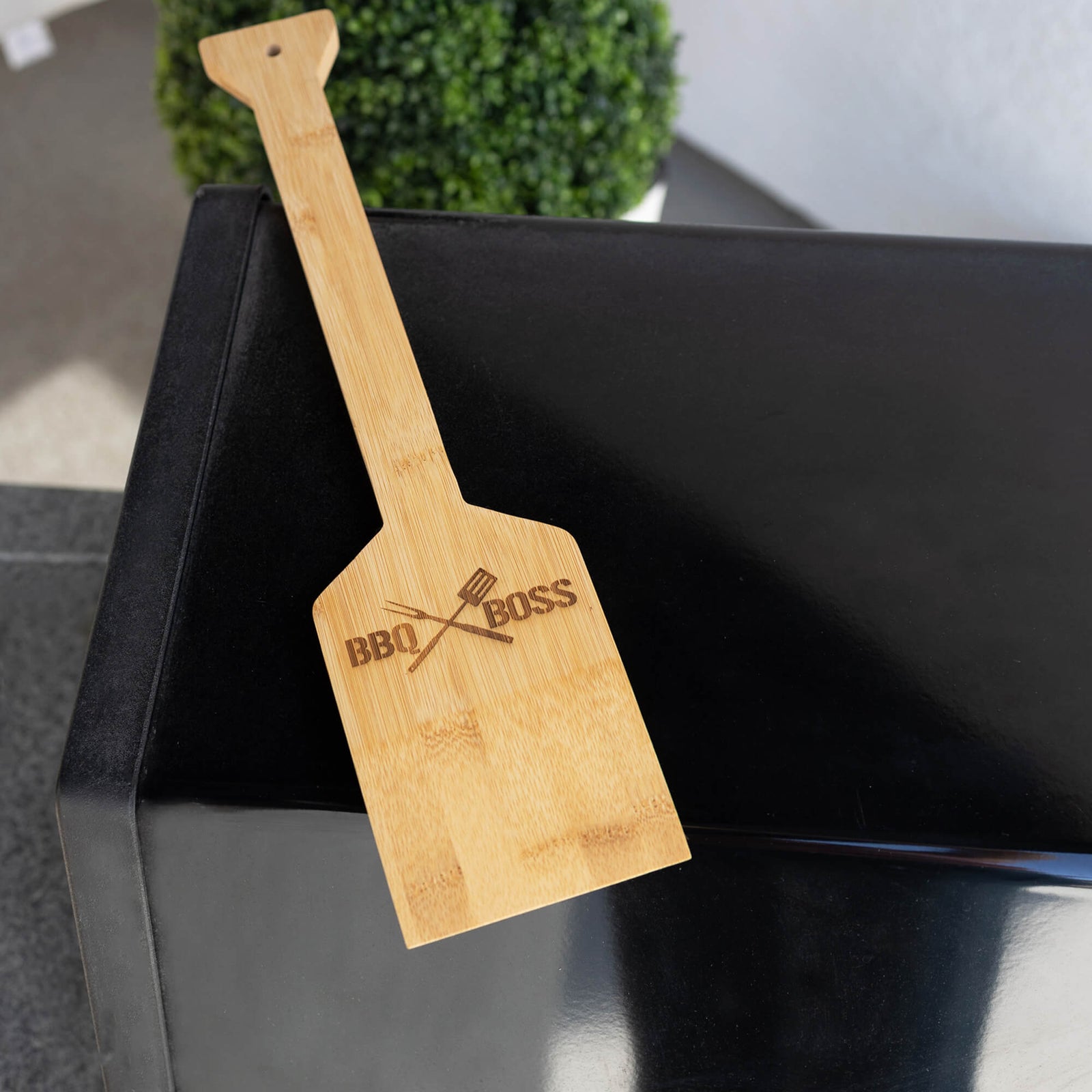 BBQ BOSS - Bamboo BBQ Grill Scraper