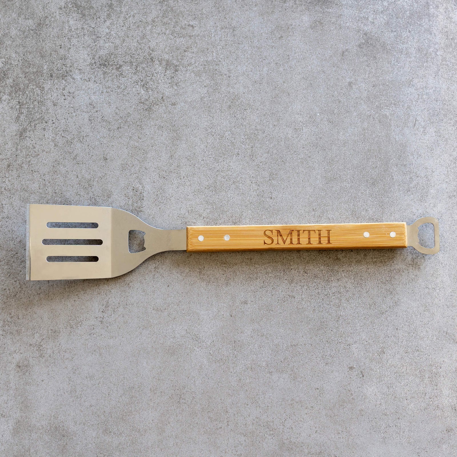 Personalized BBQ Spatula with Bottle Opener