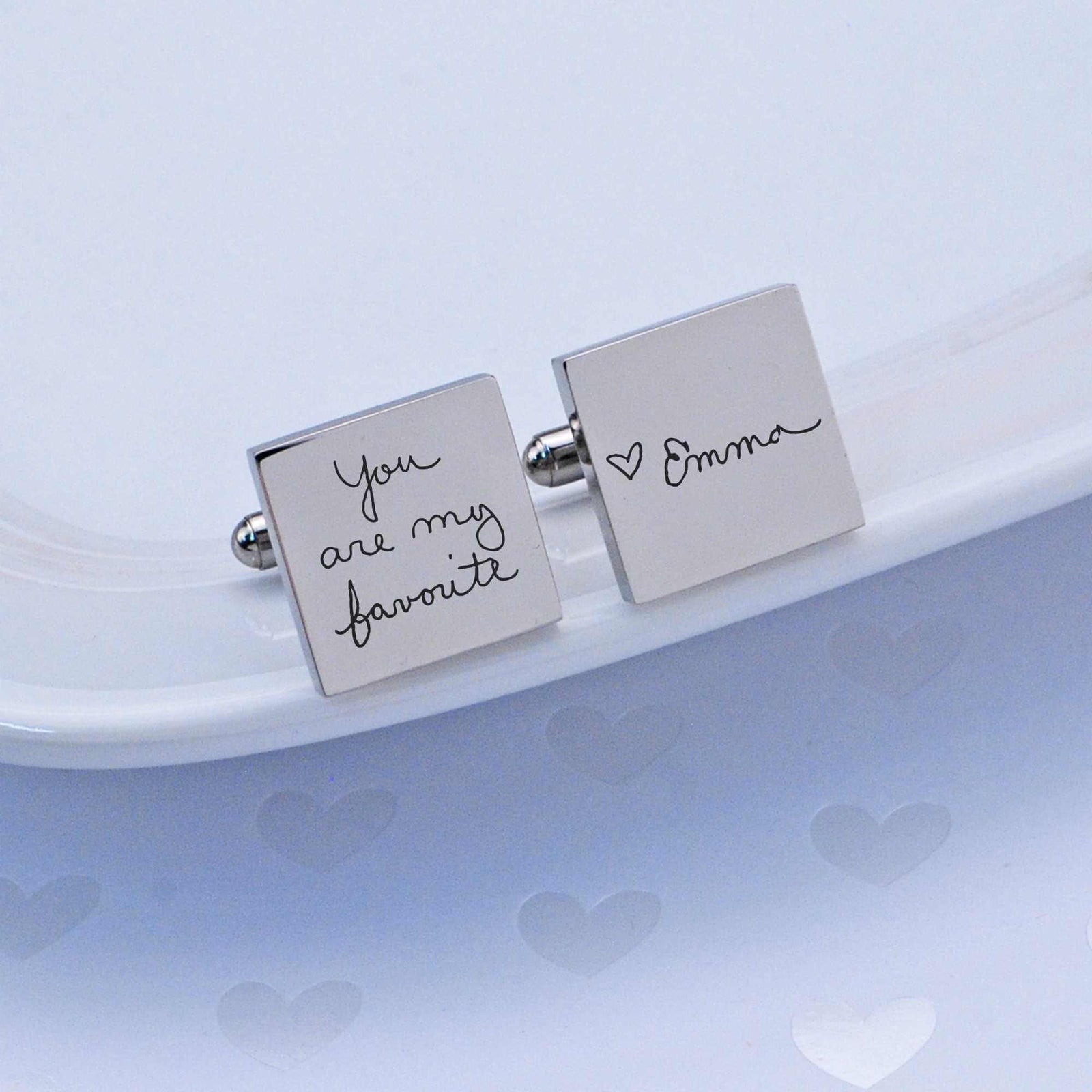 Custom Handwriting Cufflinks