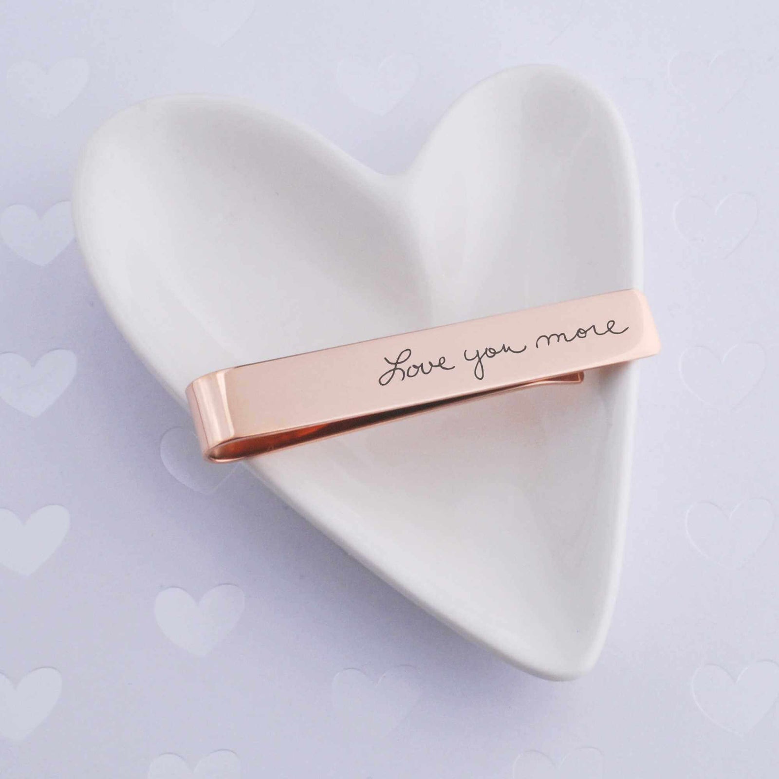 Handwriting Tie Clip