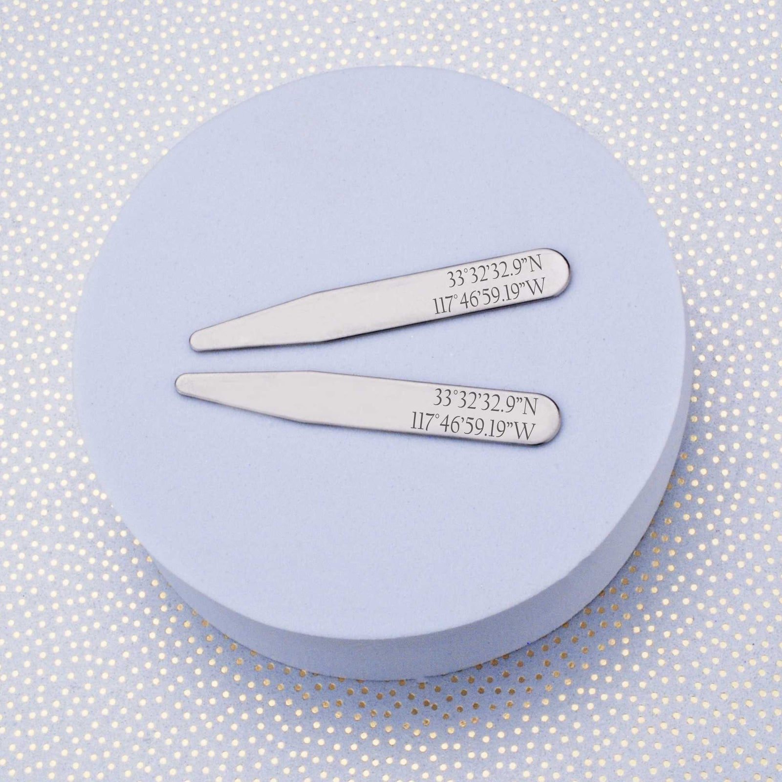 Latitude Longitude - Collar Stays