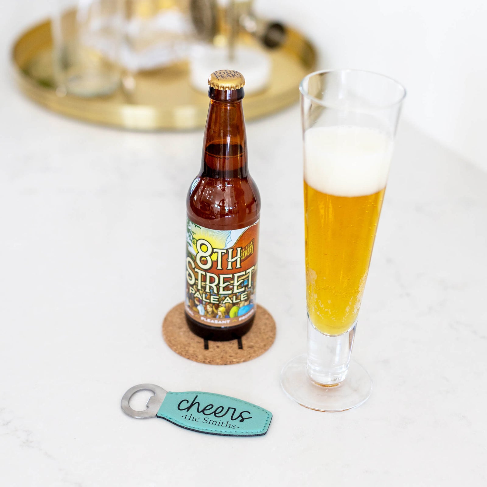 Cheers - Personalized Bottle Opener with Magnet