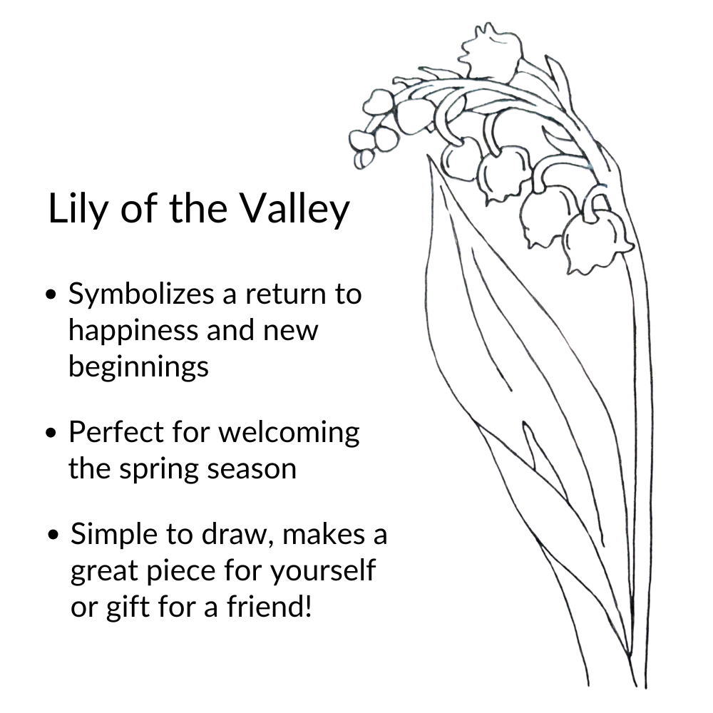 Engraved Art in The Lab: Lily of the Valley Drawing Lesson - Date TBA