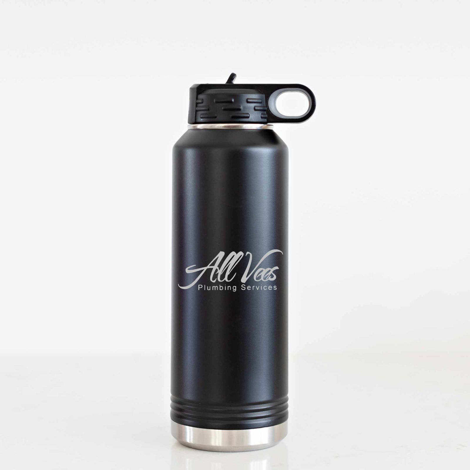 40 oz Insulated Steel Water Bottle with Business Logo