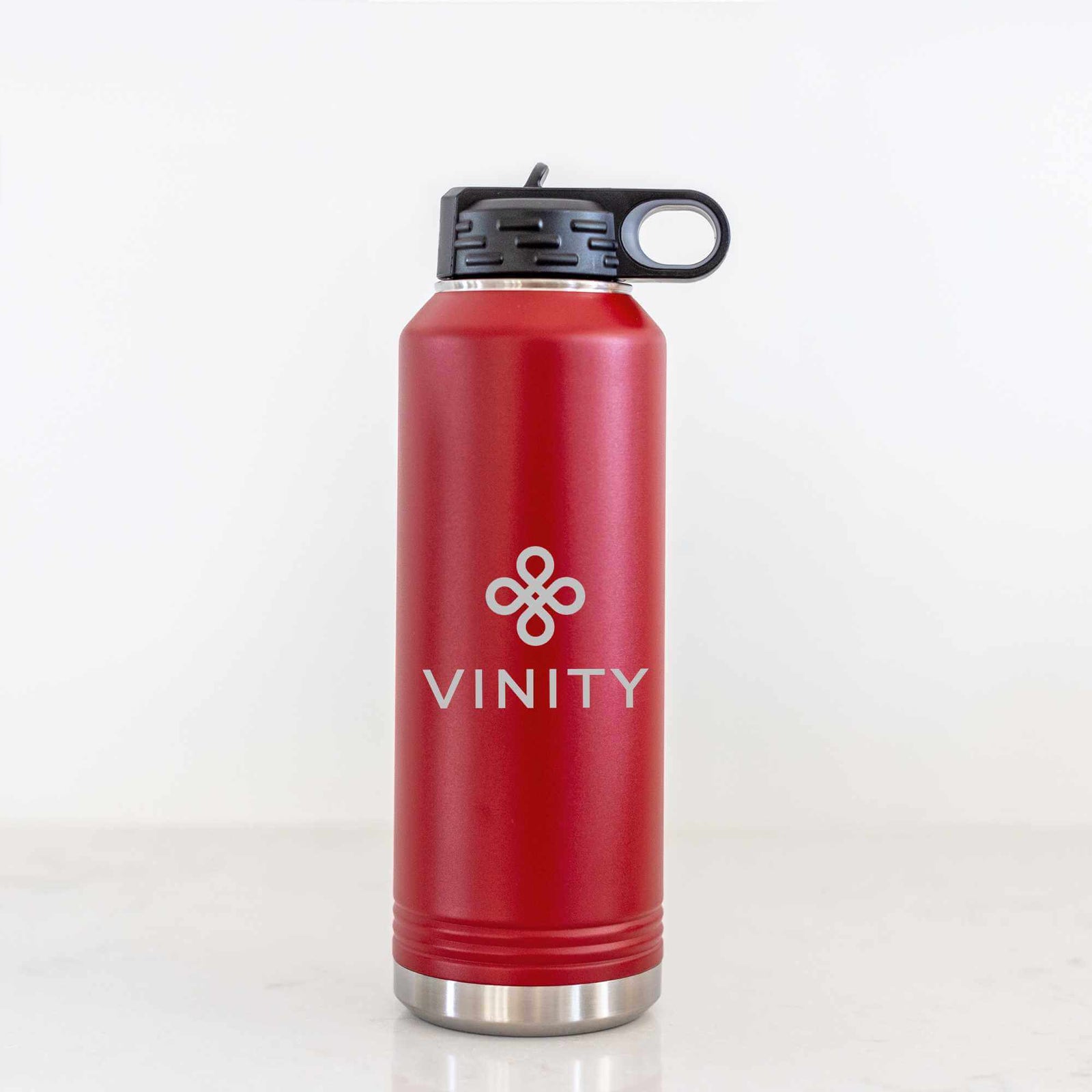40 oz Insulated Steel Water Bottle with Business Logo