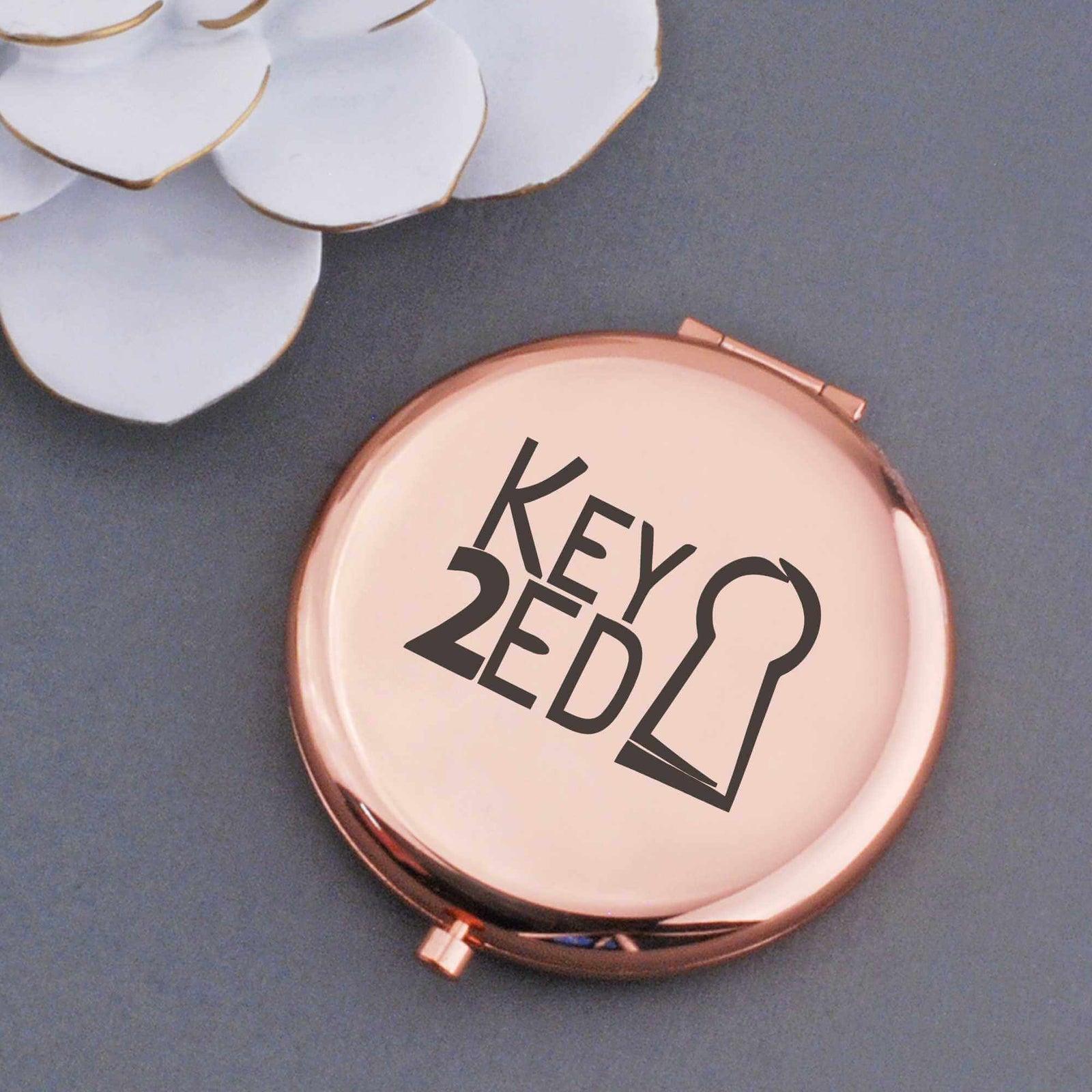 Pocket Mirror with Business Logo