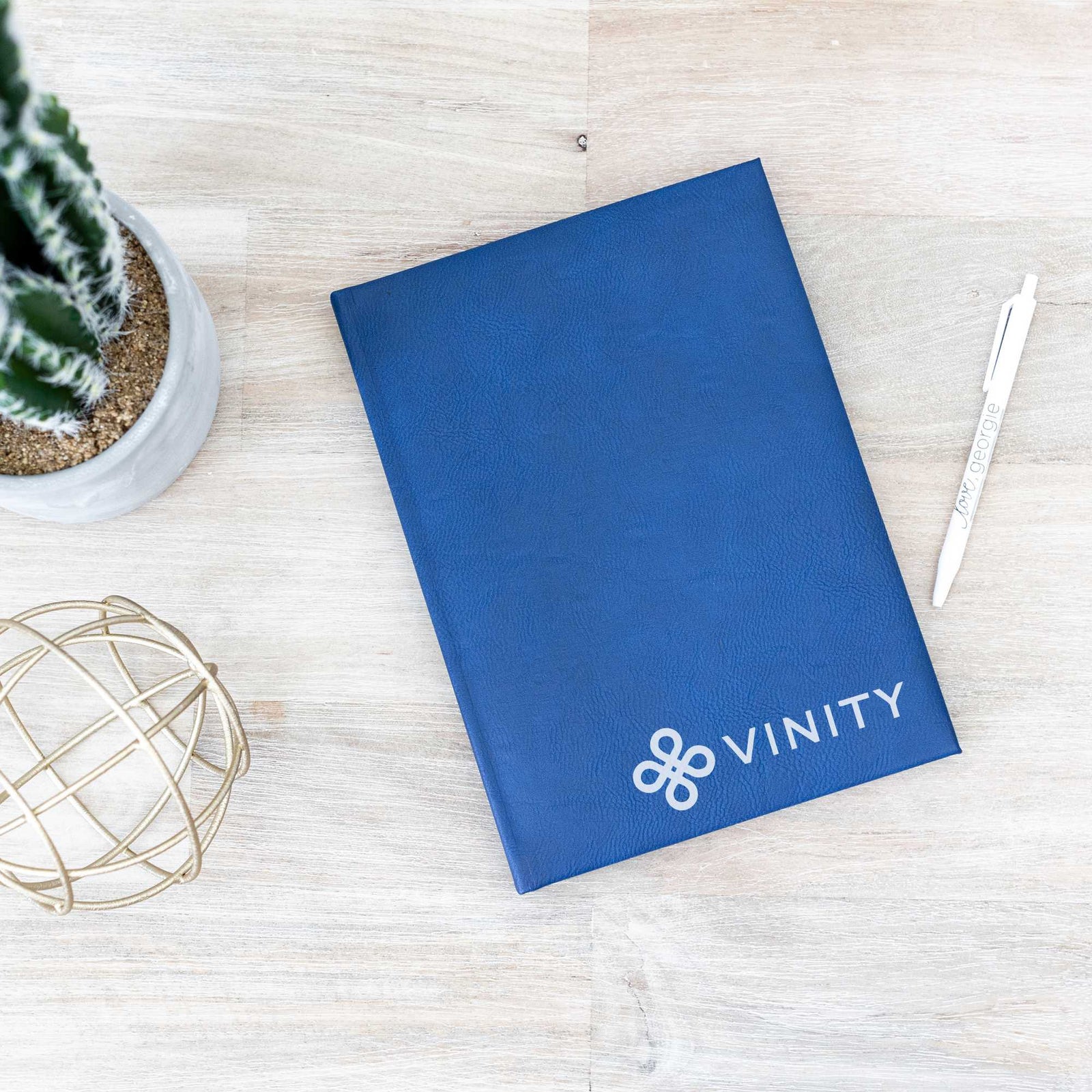 Blank Journal with Business Logo