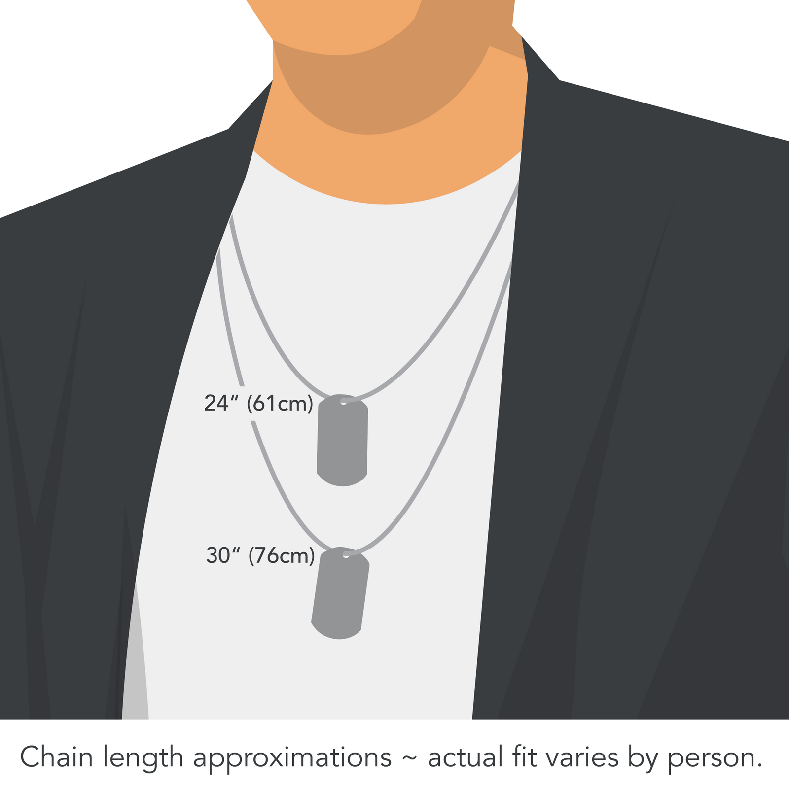 Always Under The Same Sky - Dog Tag Necklace