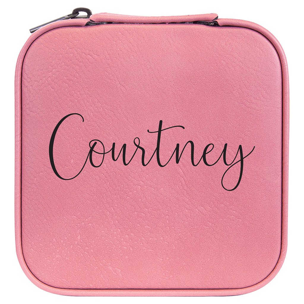 Personalized Travel Jewelry Case