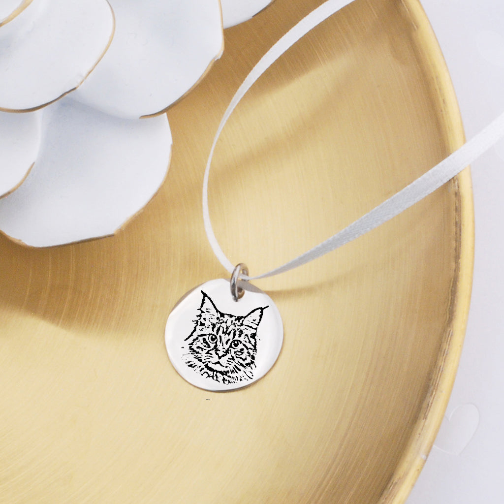 Wedding Bouquet Charm with Pet's Face