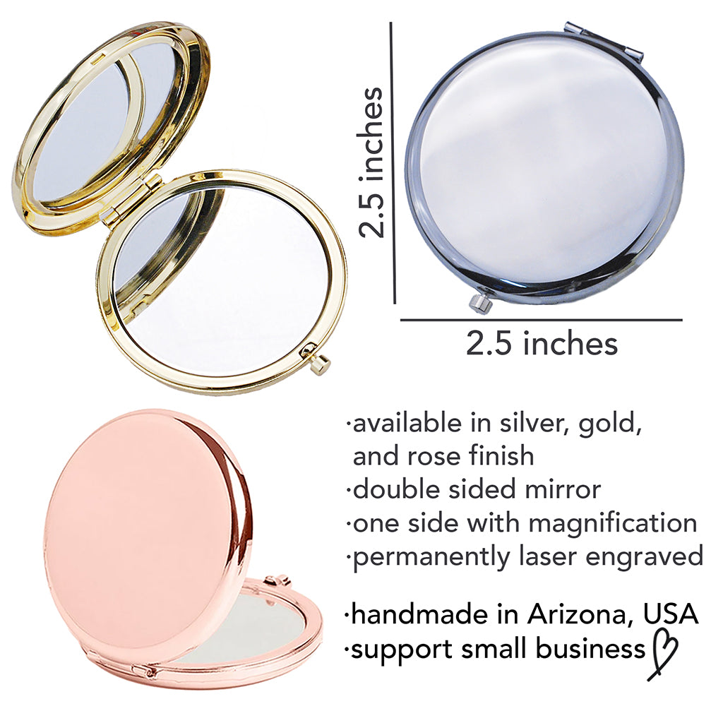 A Reflection of You - Compact Mirror for Mom