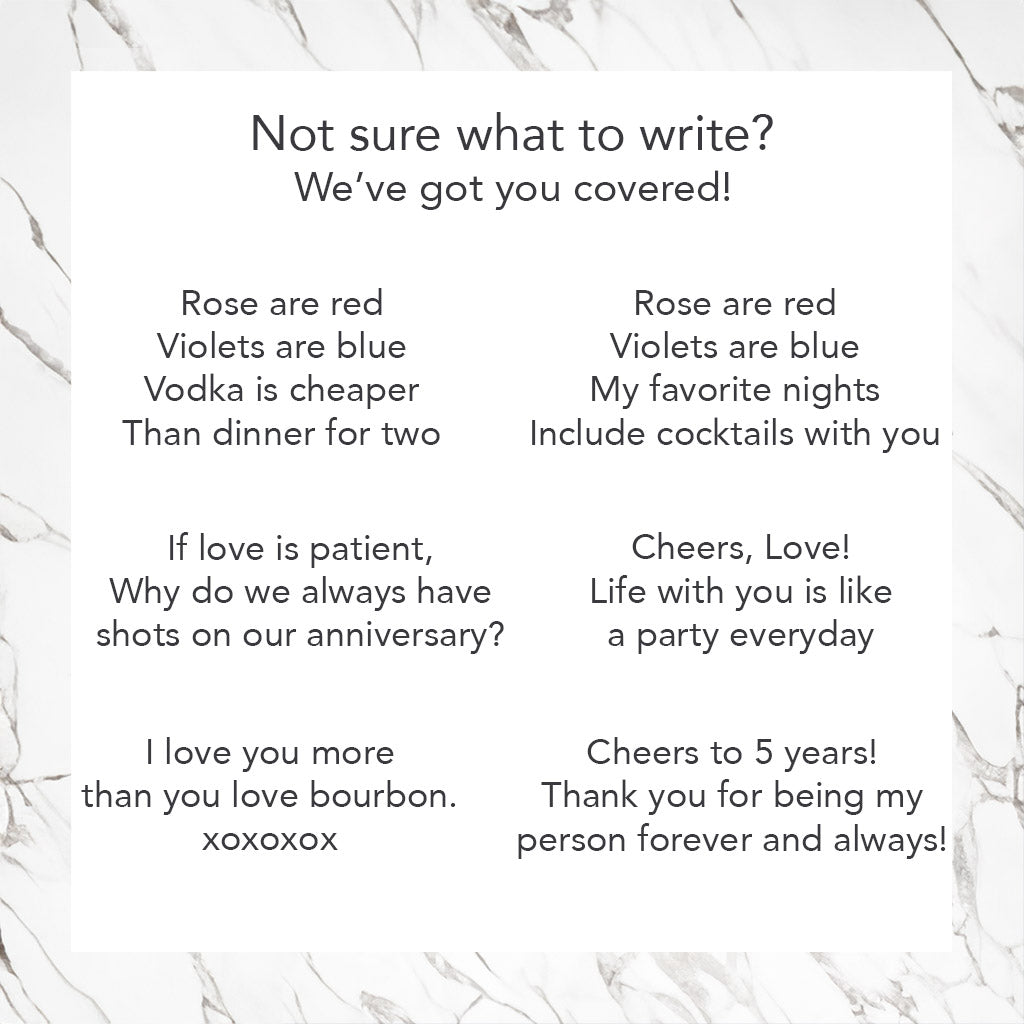 Bar Board Engraved with Handwriting for Husband or Boyfriend