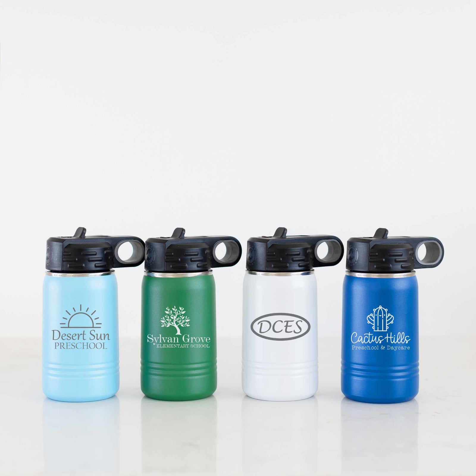 Customized Water Bottle for School, Team, Business, or Organization - 12 oz