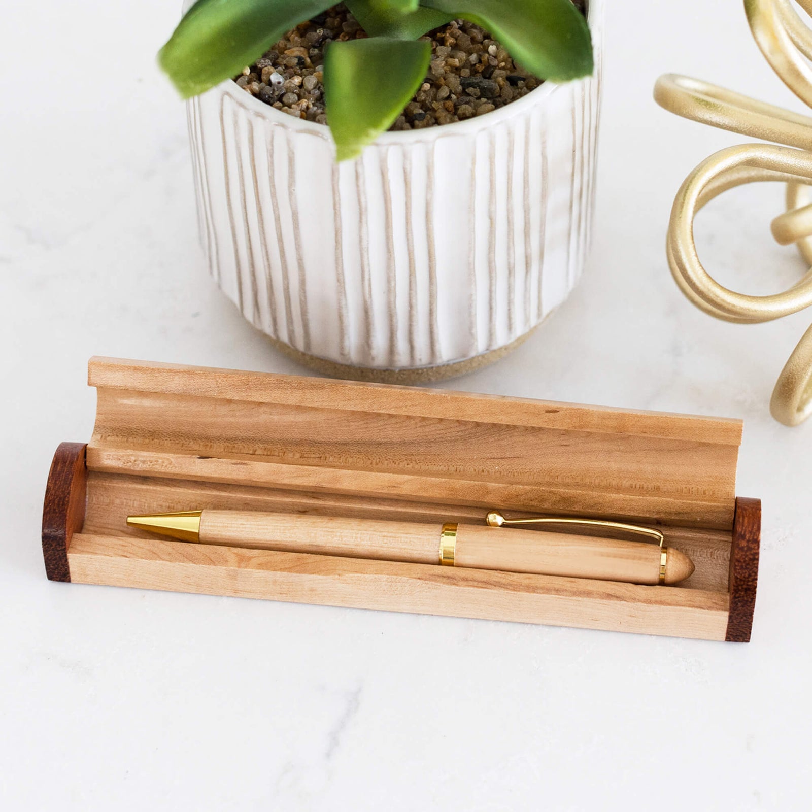 Personalized Maple Pen and Case