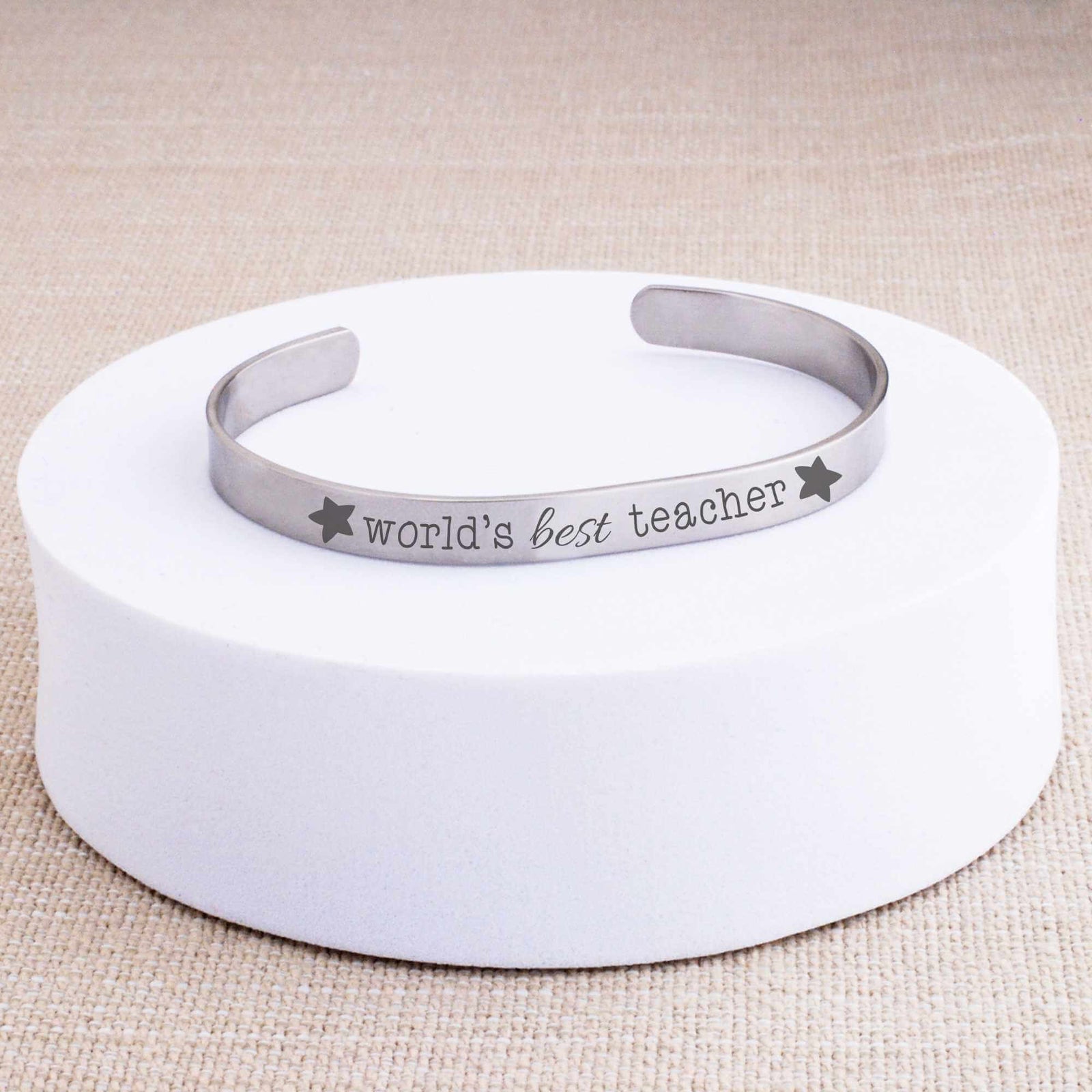 Teacher Appreciation Gift - Cuff Bracelet