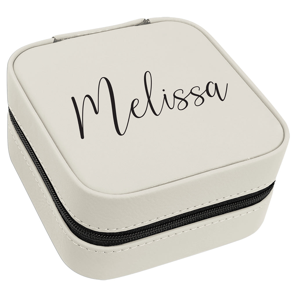 Personalized Travel Jewelry Case