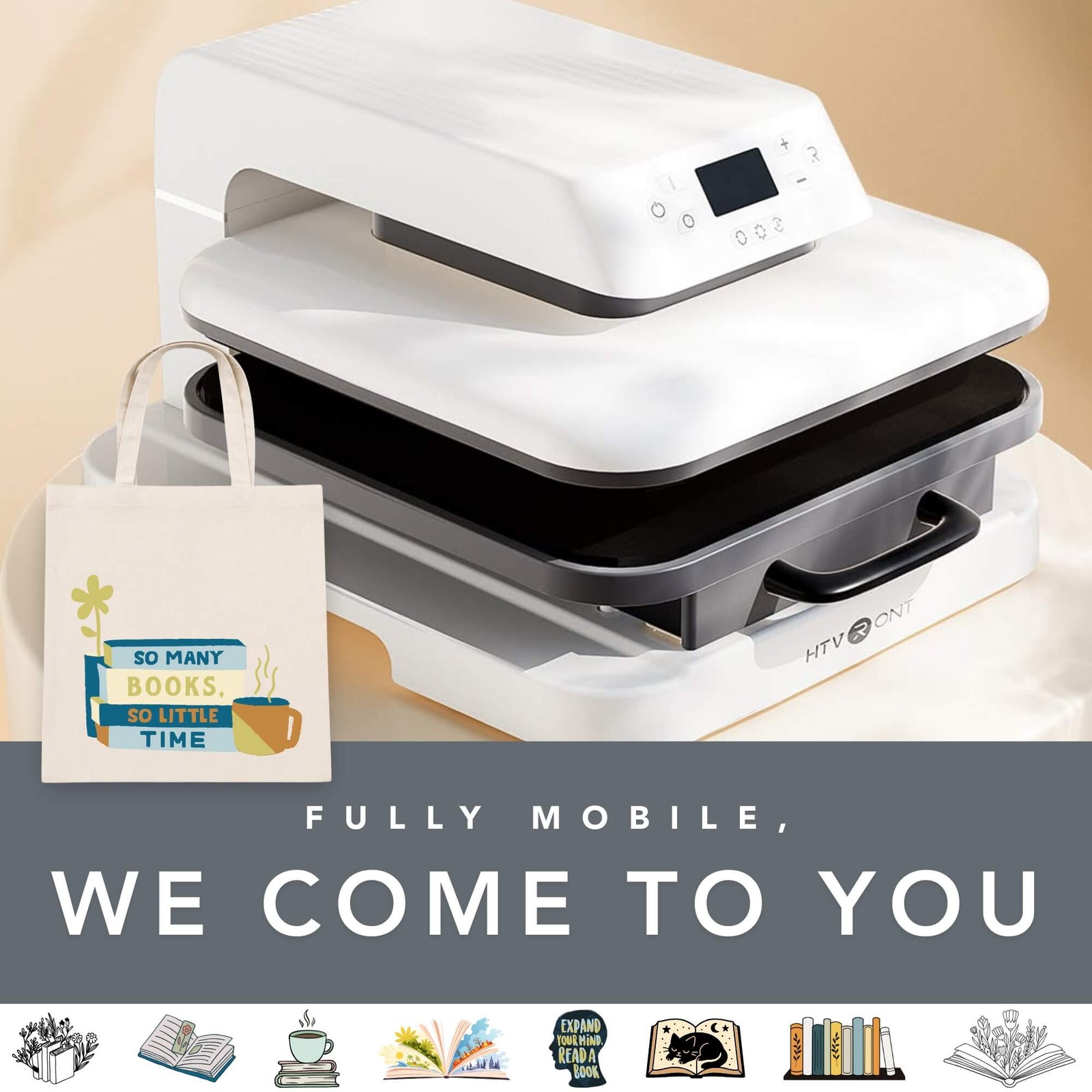 Book Club Design-Your-Own Book Bag Bar