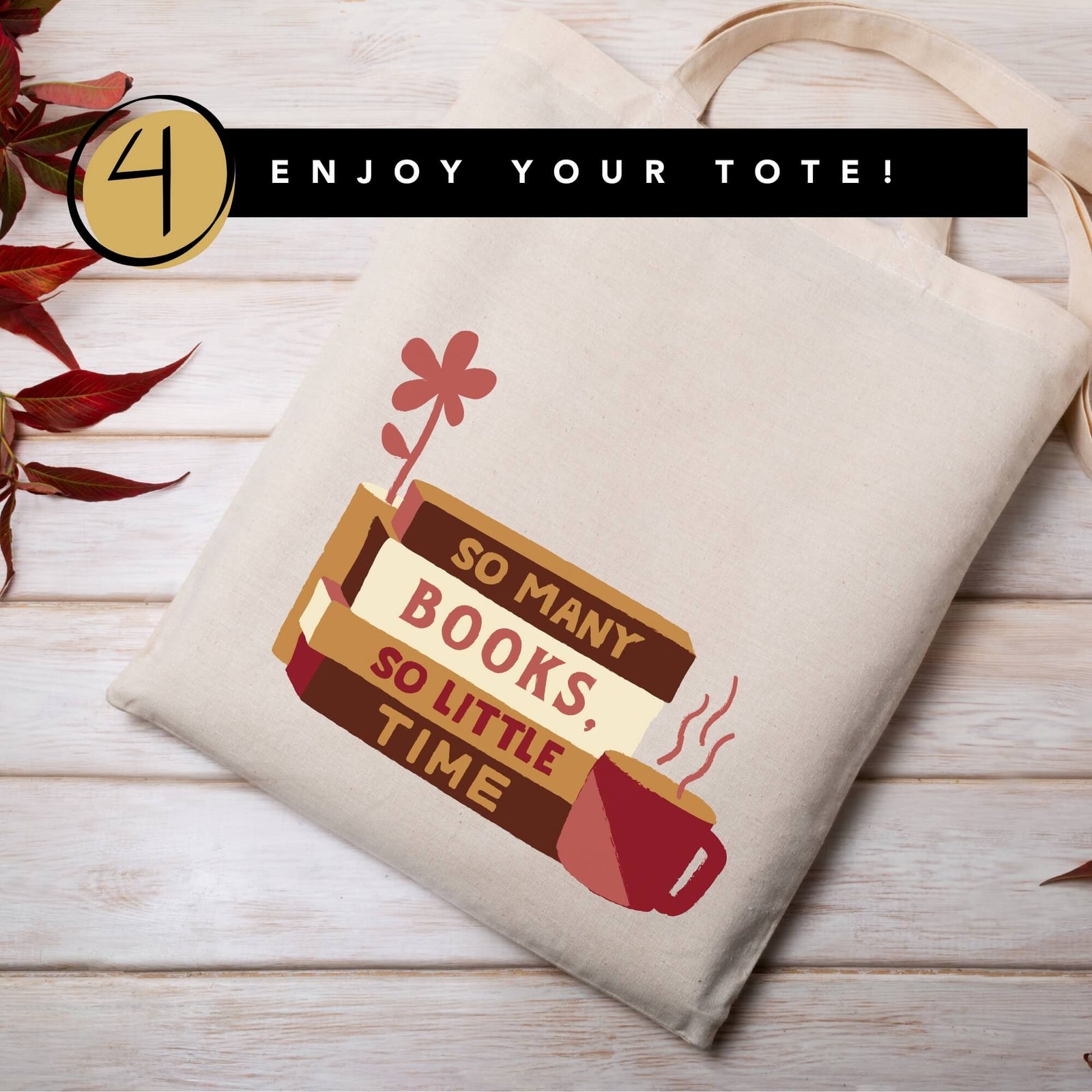 Book Club Design-Your-Own Book Bag Bar