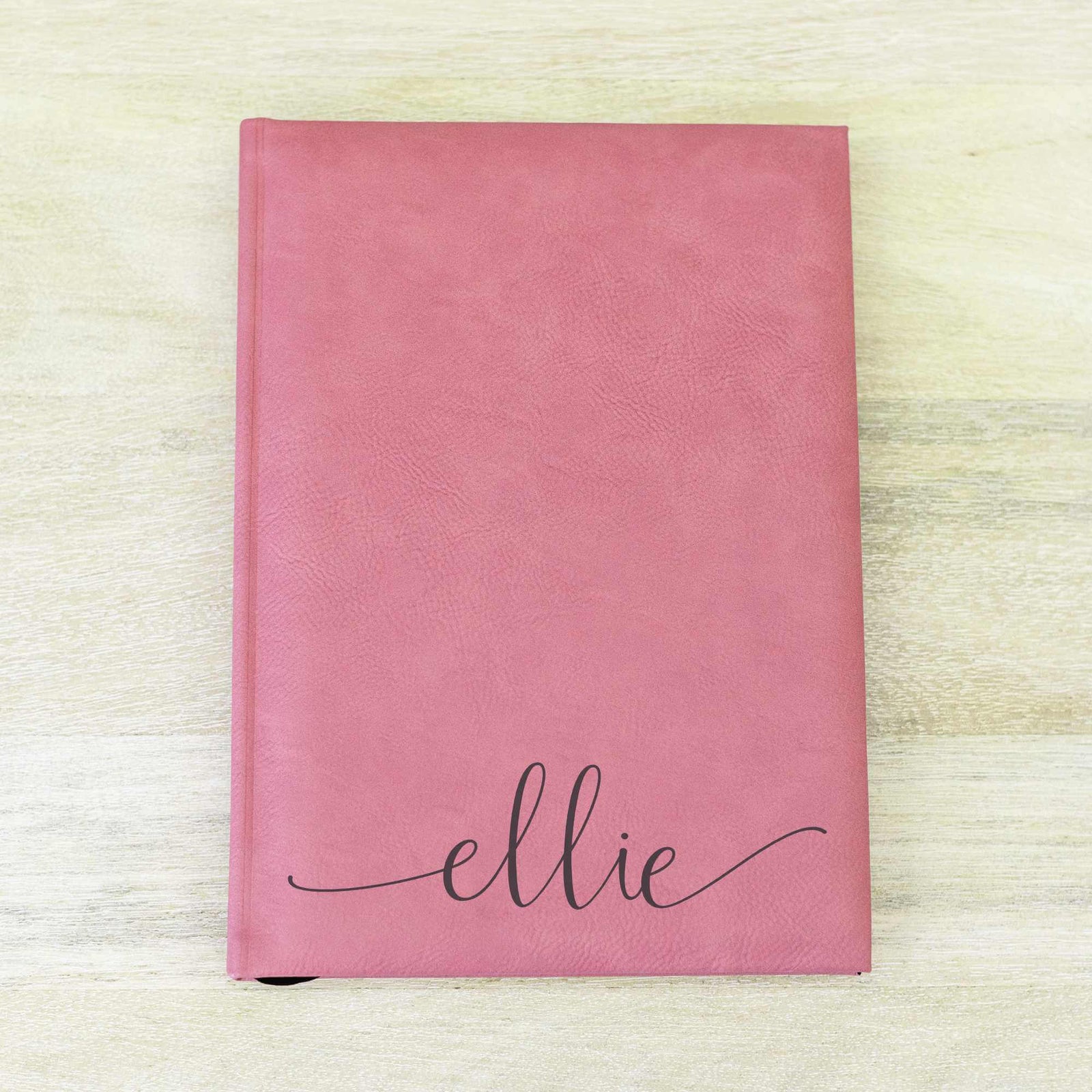 Sketchbook with Name - Vegan Leather