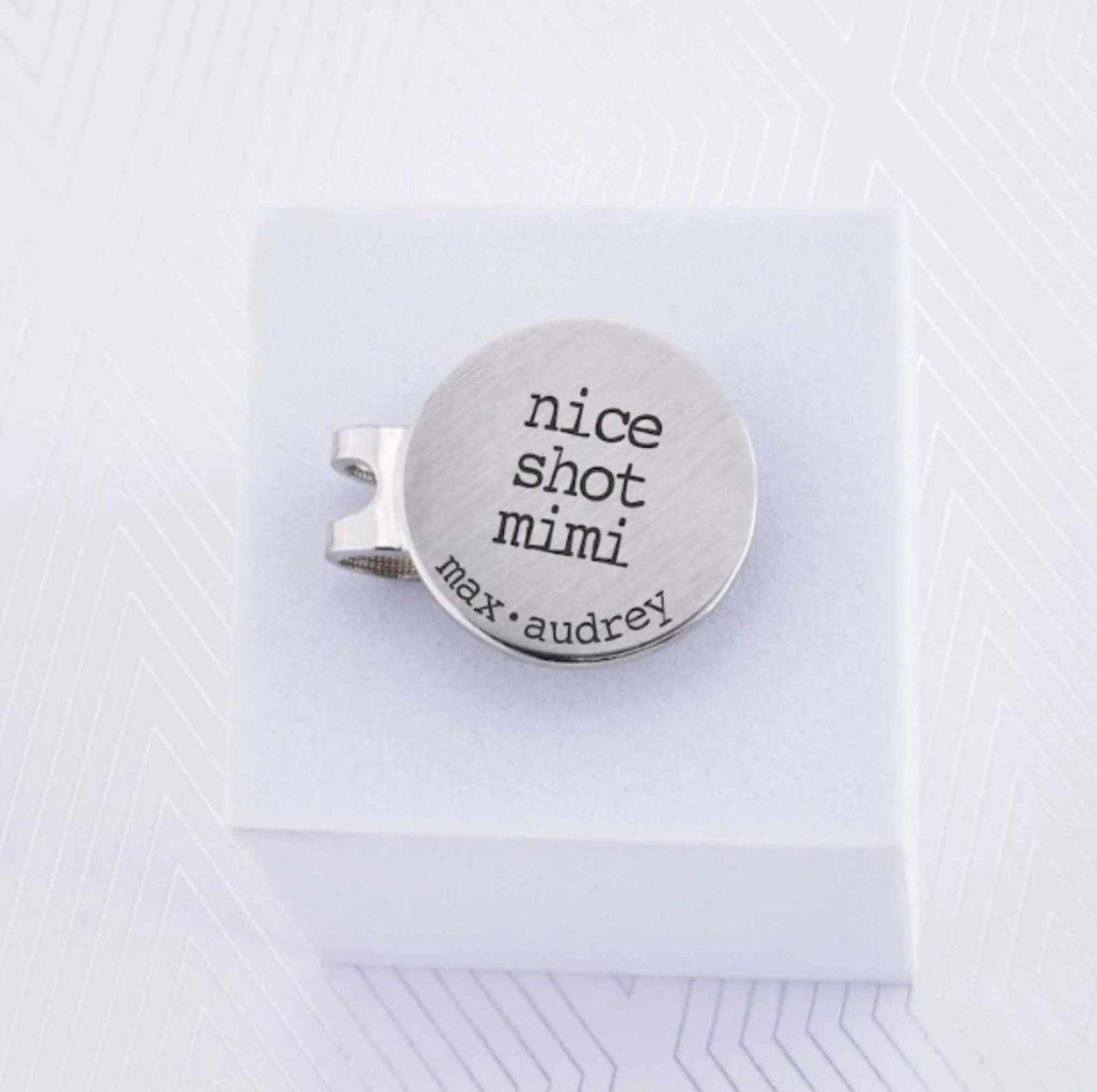 Golf Ball Marker - Nice Shot Mom