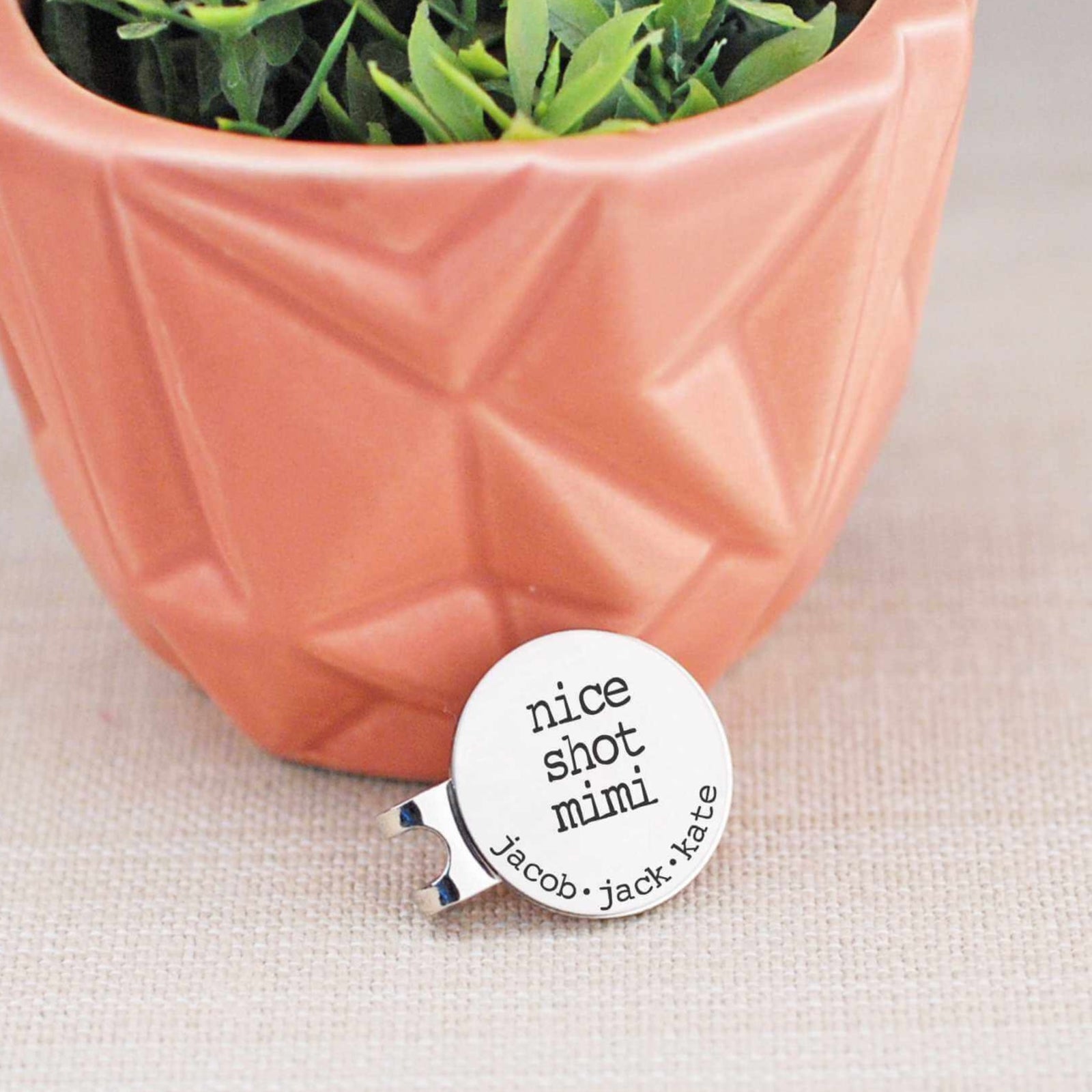 Golf Ball Marker - Nice Shot Mom