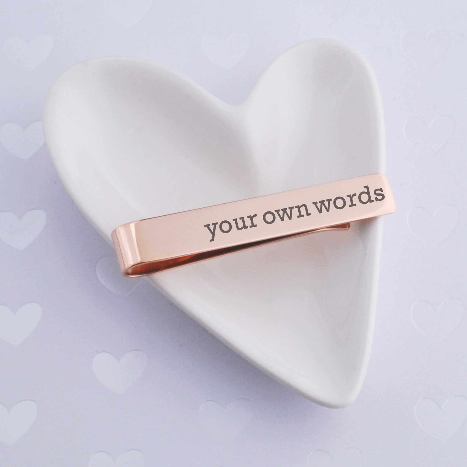 Design Your Own Tie Clip