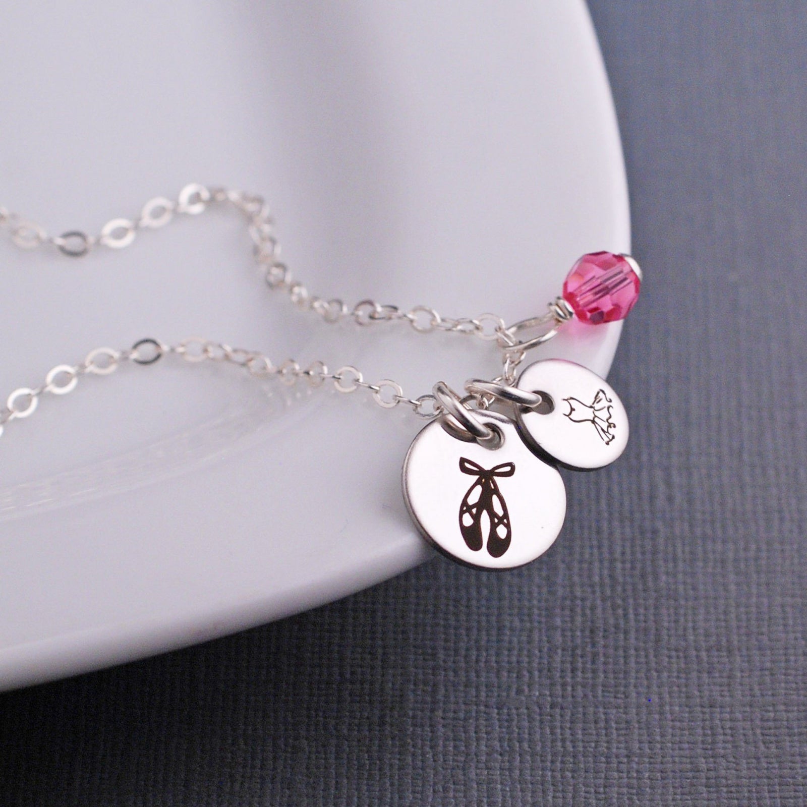 Ballerina Necklace - Silver – Necklace – georgiedesigns