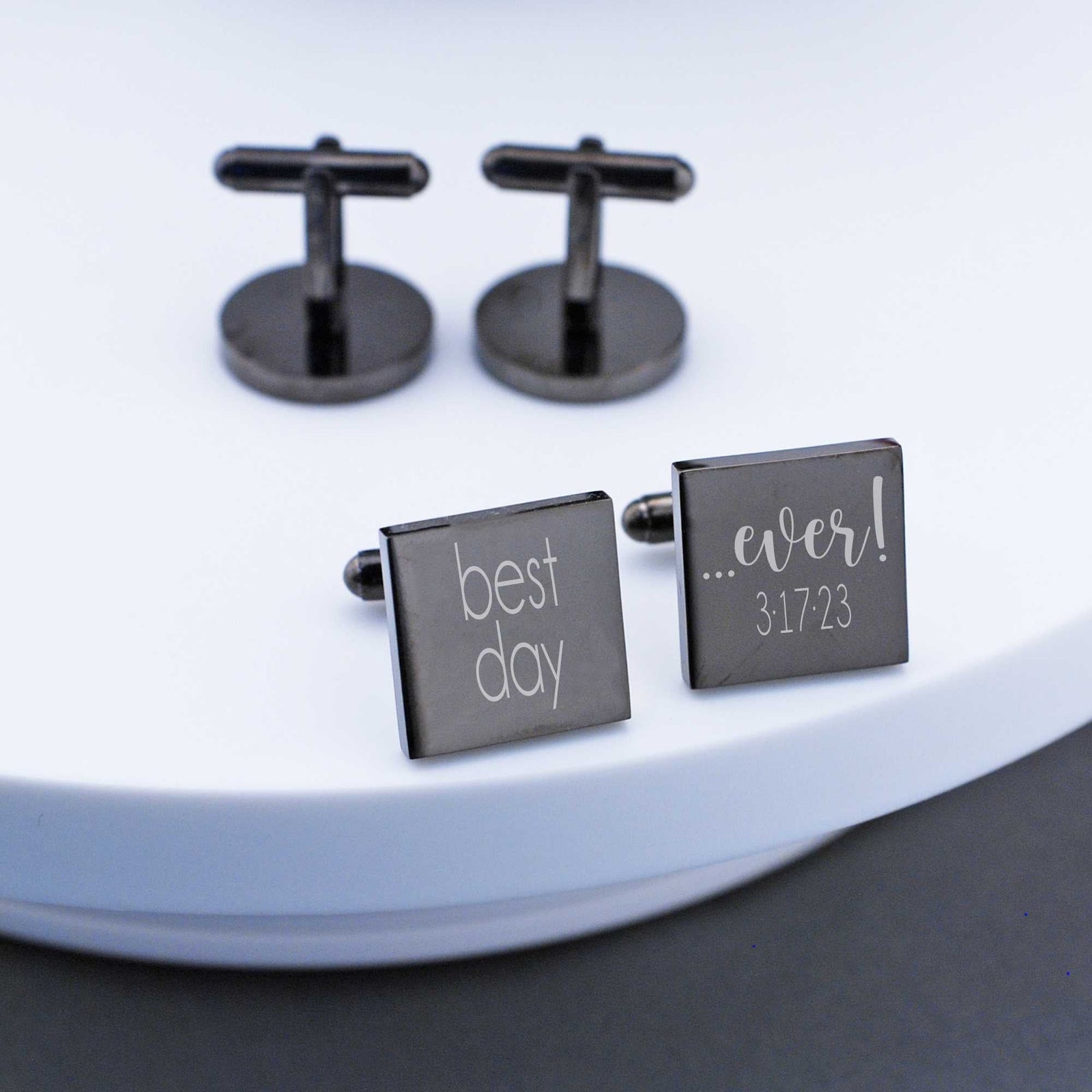 Groom Gift - Best Day Ever Cufflinks