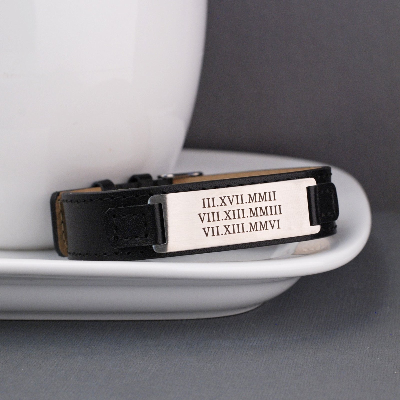 Leather Bracelet - Roman Numeral – bracelet – Love, Georgie