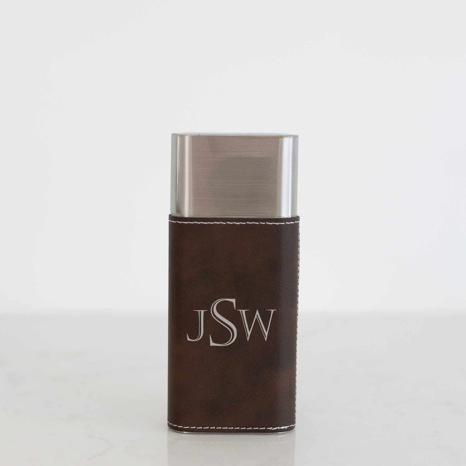 Monogrammed Cigar Case with Cutter