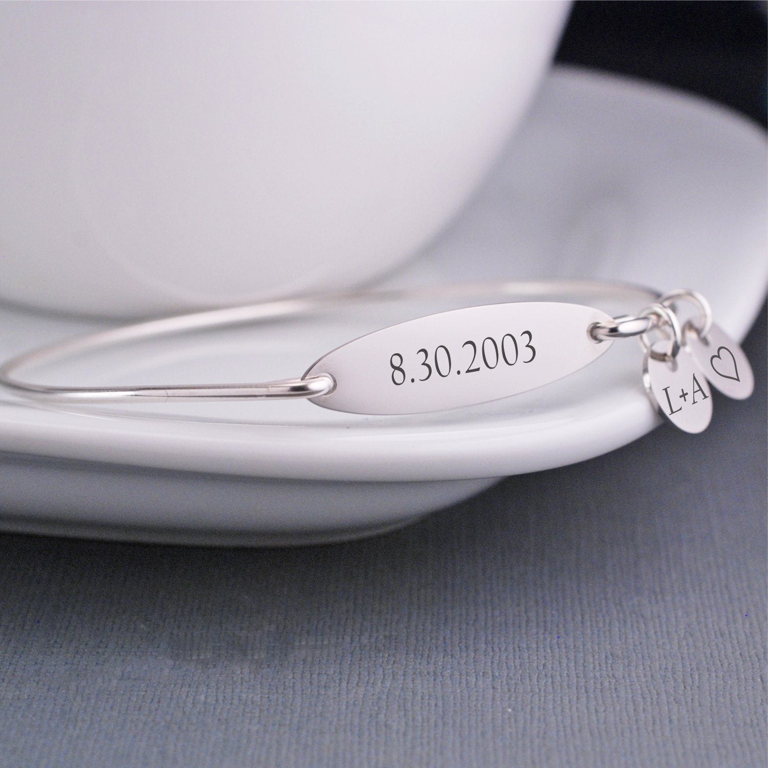 Date Bangle Bracelet – bracelet – Love, Georgie