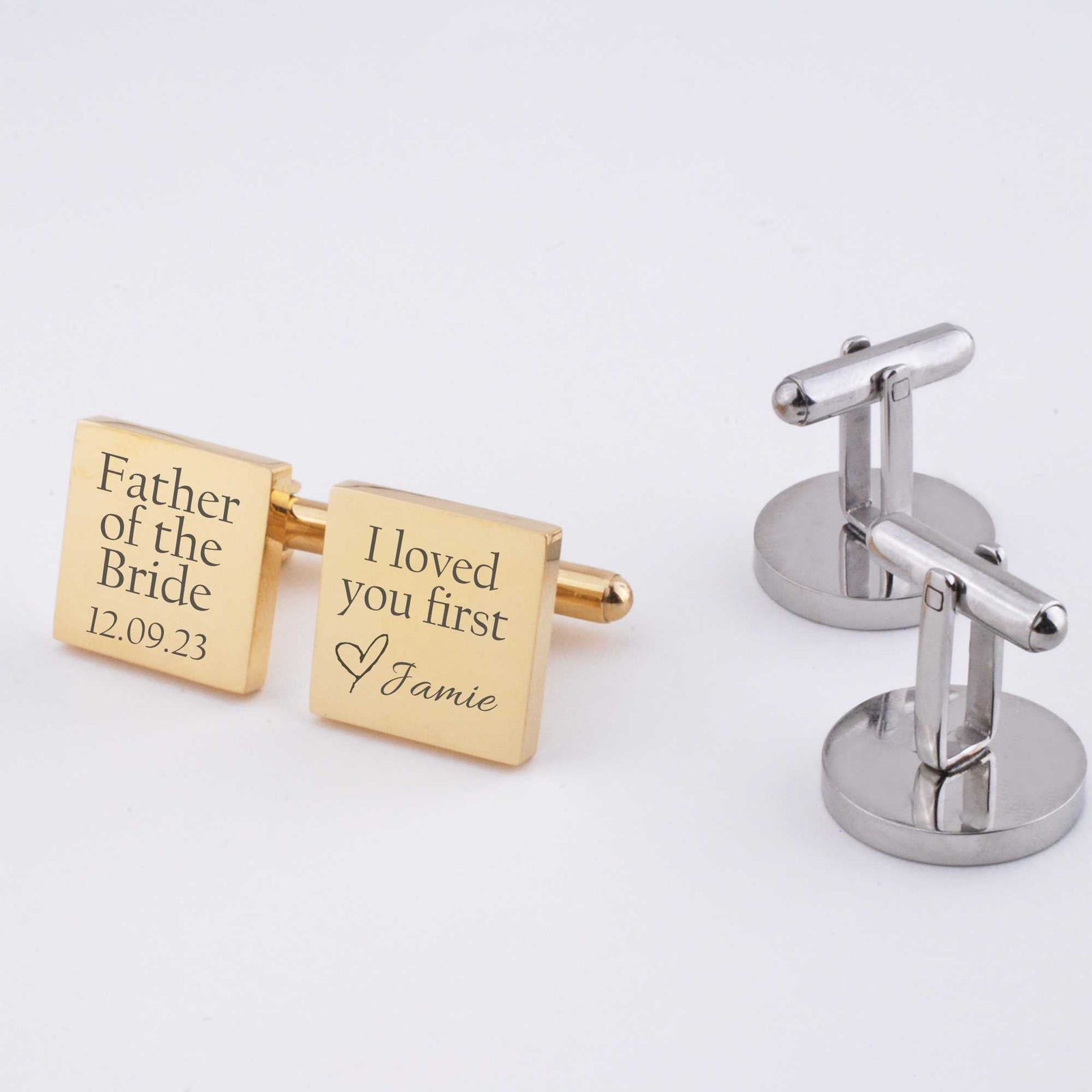 I Loved You First - Father of the Bride Cufflinks