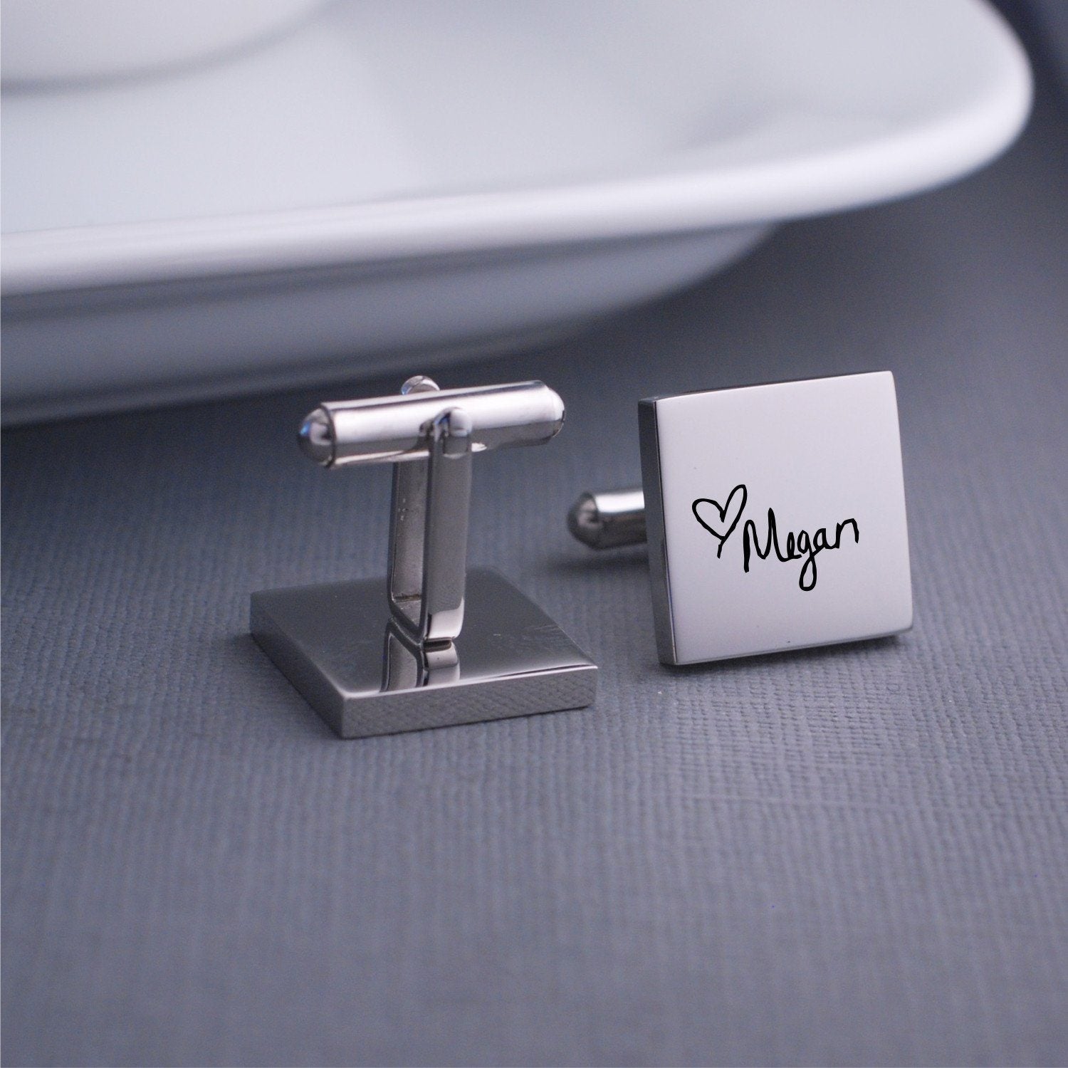 Custom Handwriting Cufflinks – Cuff Links – Love, Georgie