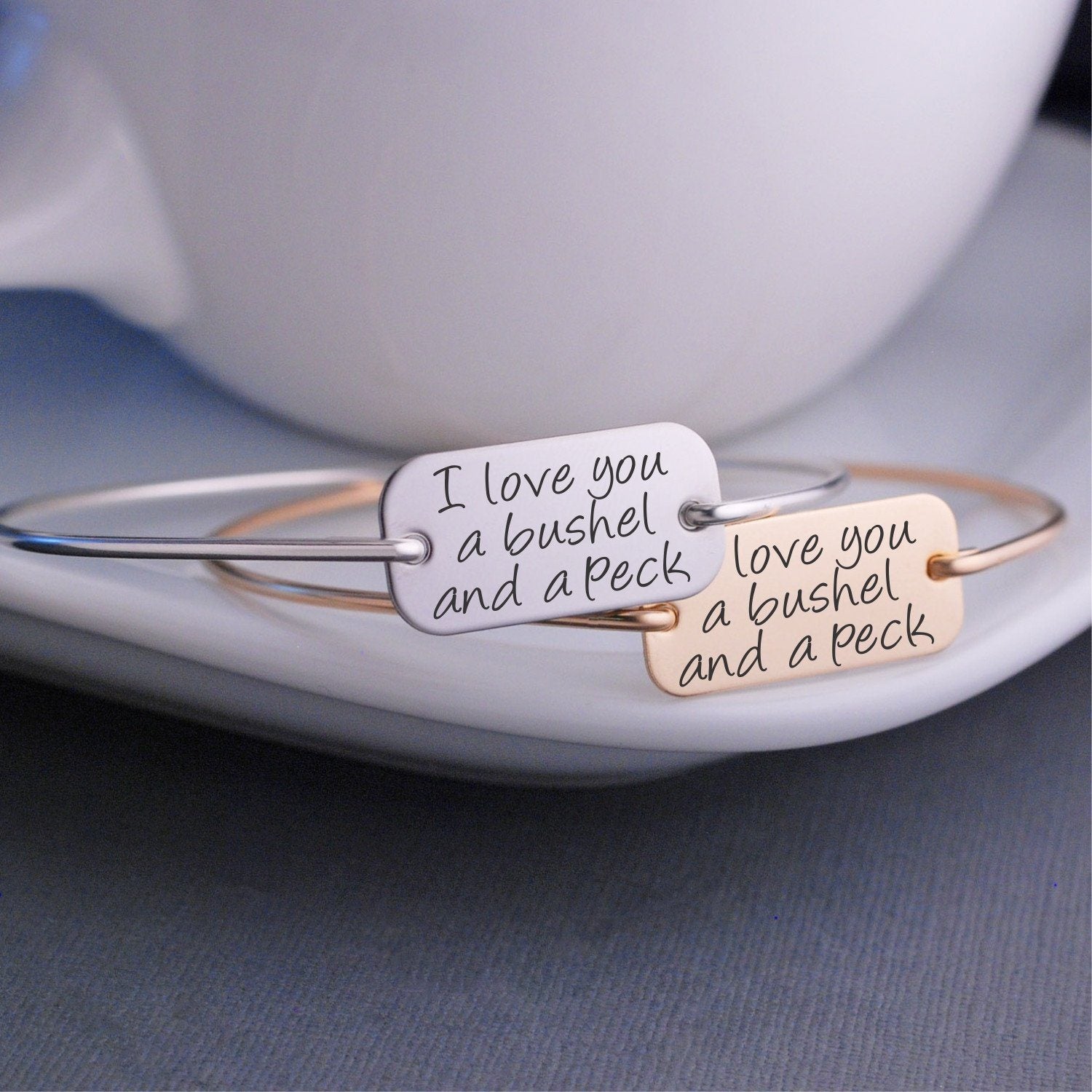 I Love You a Bushel and a Peck Bracelet – bracelet – Love, Georgie