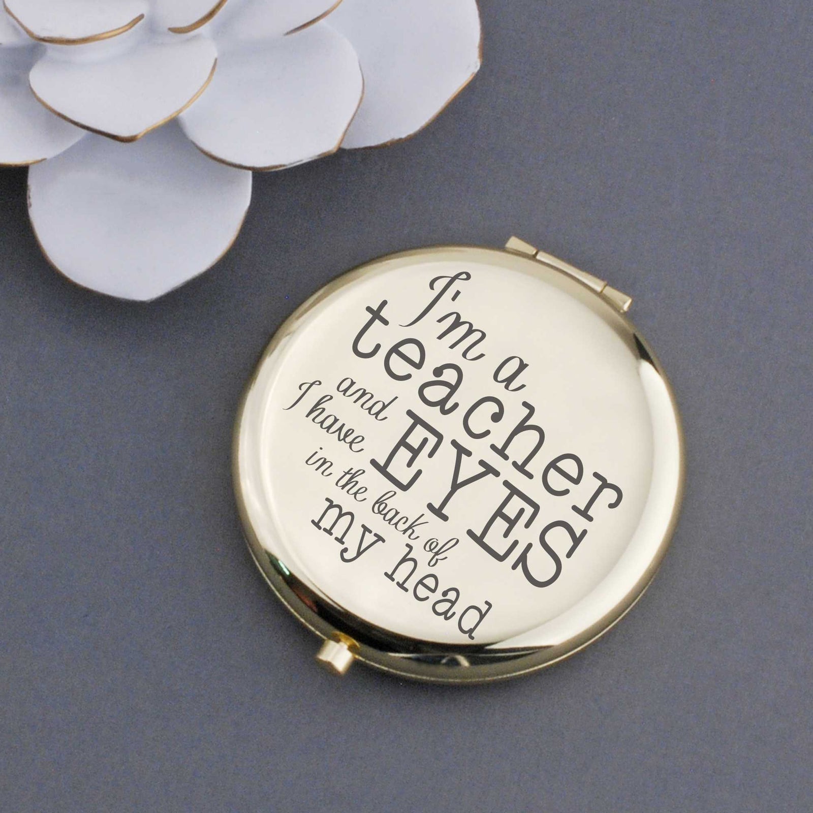 Teacher Pocket Mirror - Eyes on the Back of My Head – Pocket Mirror – Love, Georgie