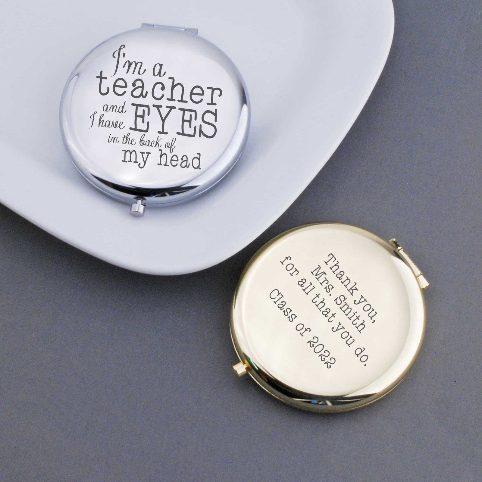 Teacher Pocket Mirror - Eyes on the Back of My Head – Pocket Mirror – Love, Georgie