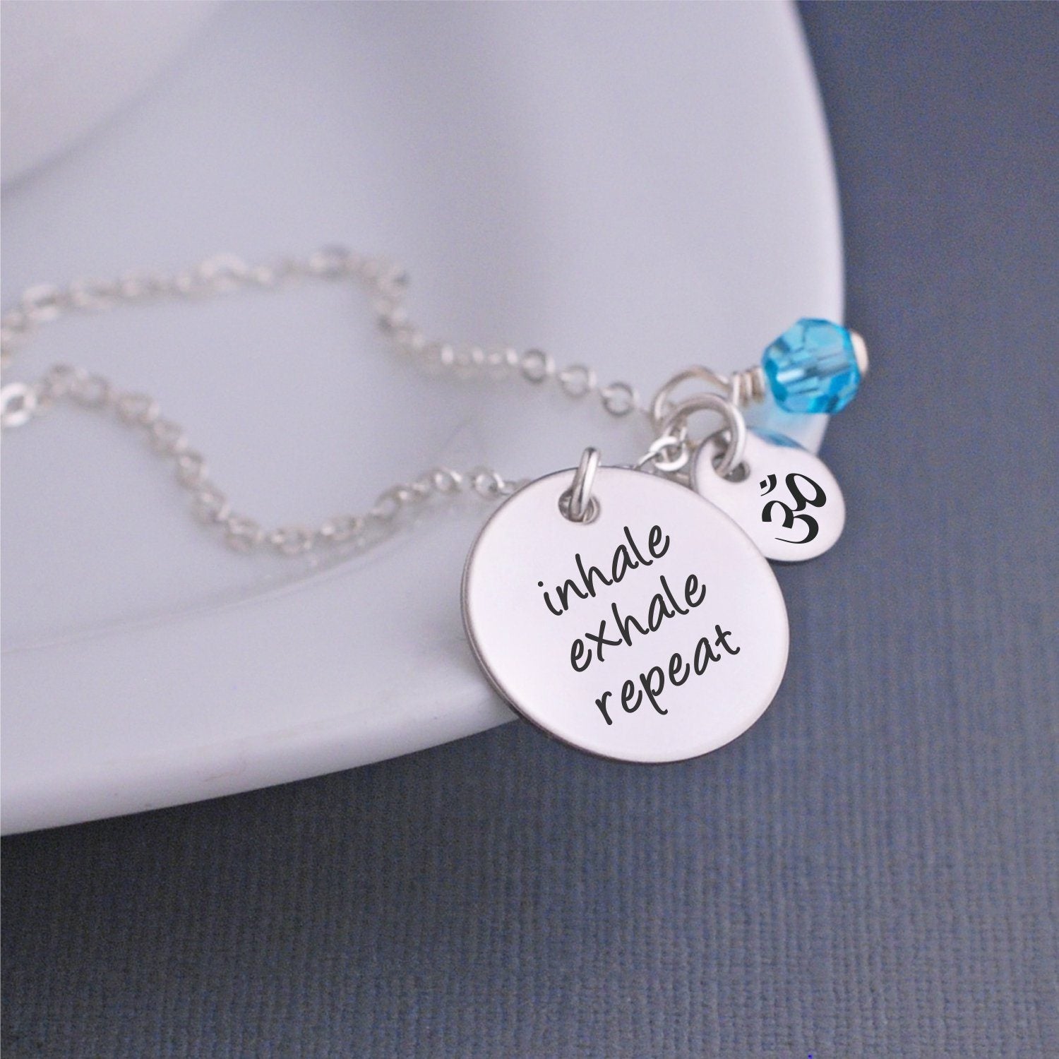 Inhale Exhale Repeat Necklace – Necklace – georgiedesigns