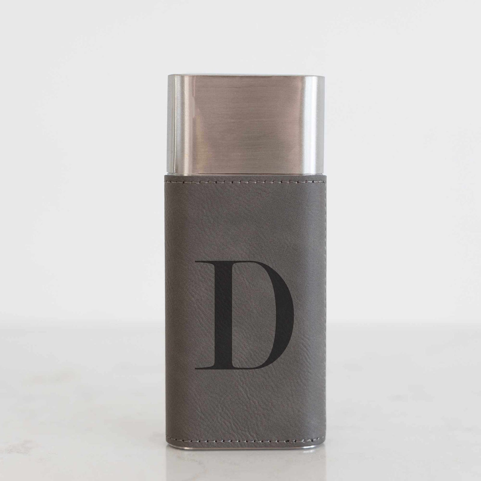 Personalized Cigar Case with Cutter - Initial