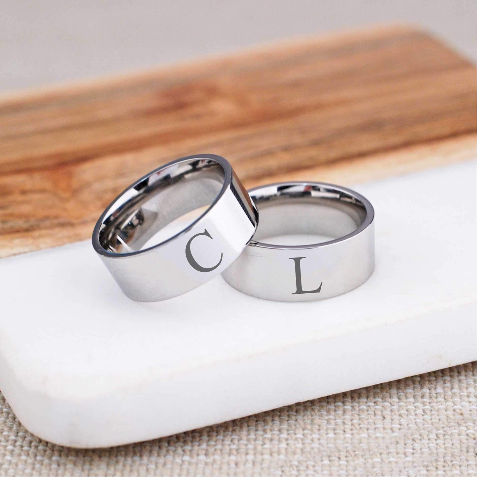 Initial Ring - 8mm – Ring – Love, Georgie