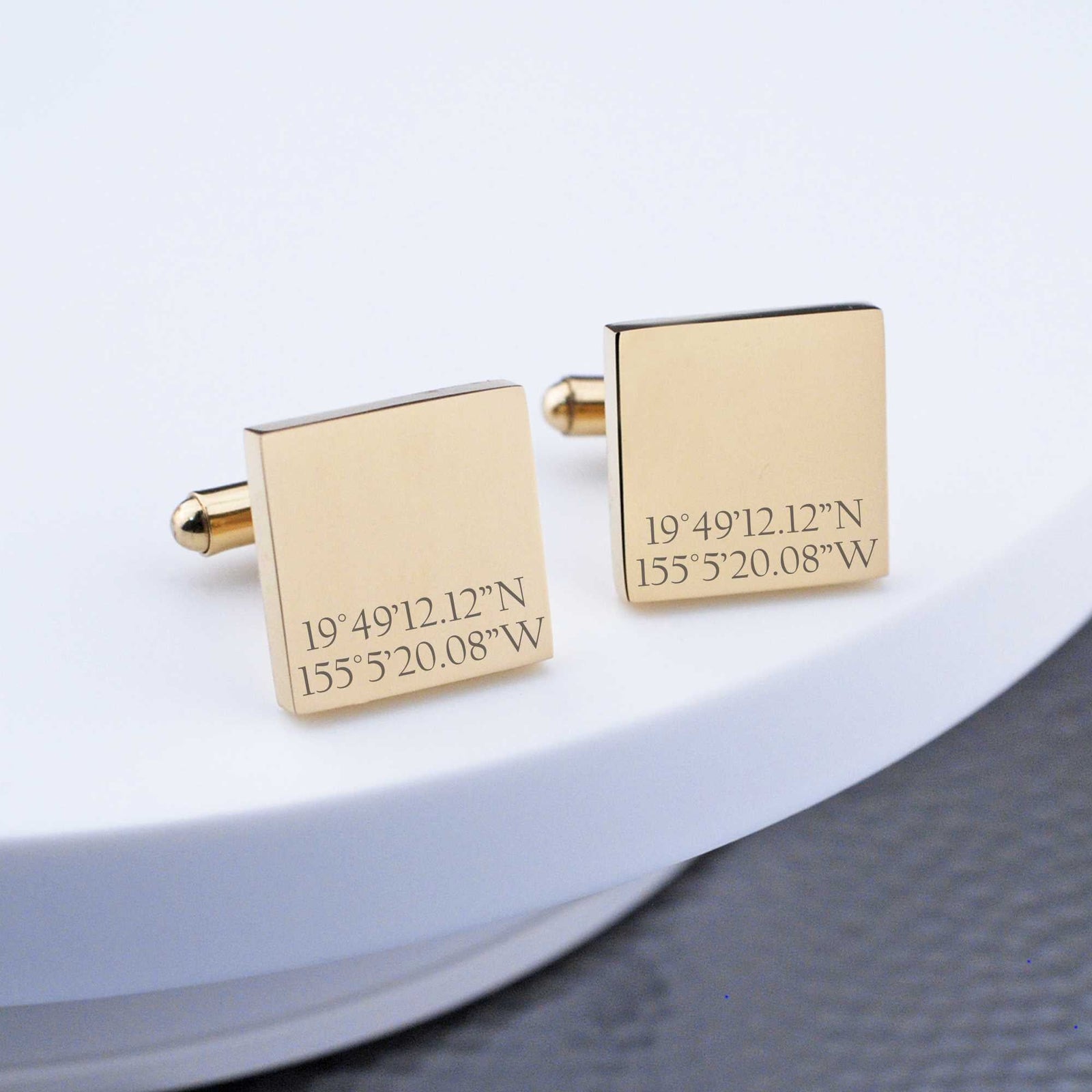 Latitude & Longitude Cufflinks